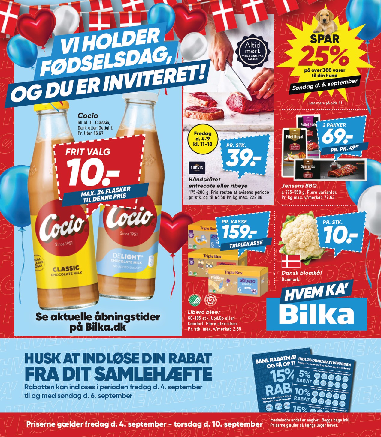 Bilka tilbudsavis for næste uge fra fredag, 04.09.2026 til torsdag, 10.09.2026