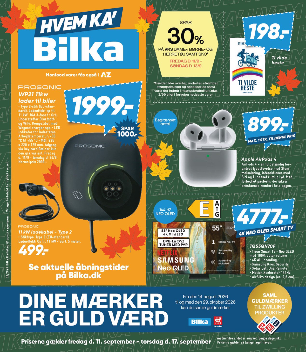 Bilka - Nonfood tilbudsavis for næste uge fra fredag, 11.09.2026 til torsdag, 17.09.2026