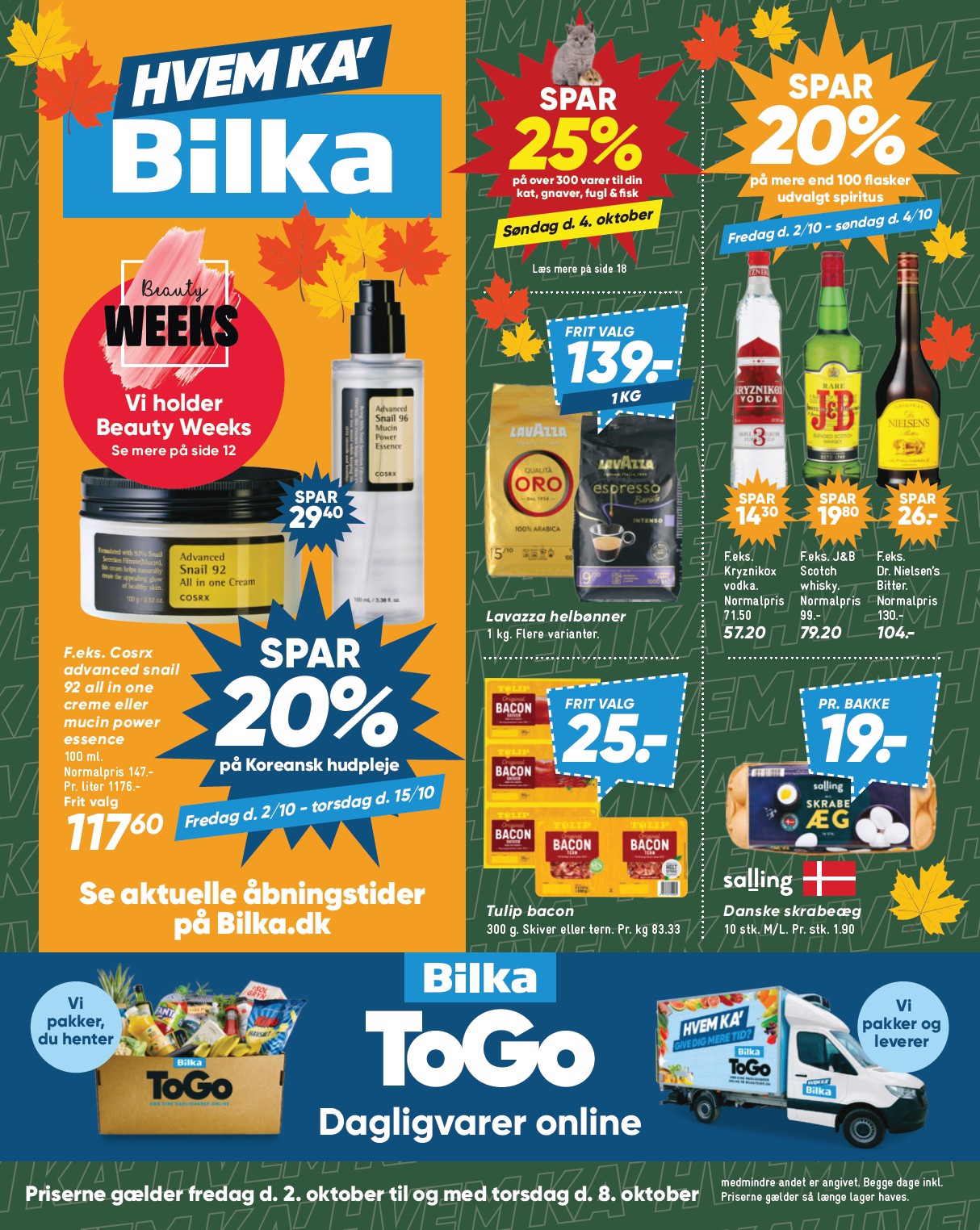 Bilka tilbudsavis for næste uge fra fredag, 02.10.2026 til torsdag, 08.10.2026