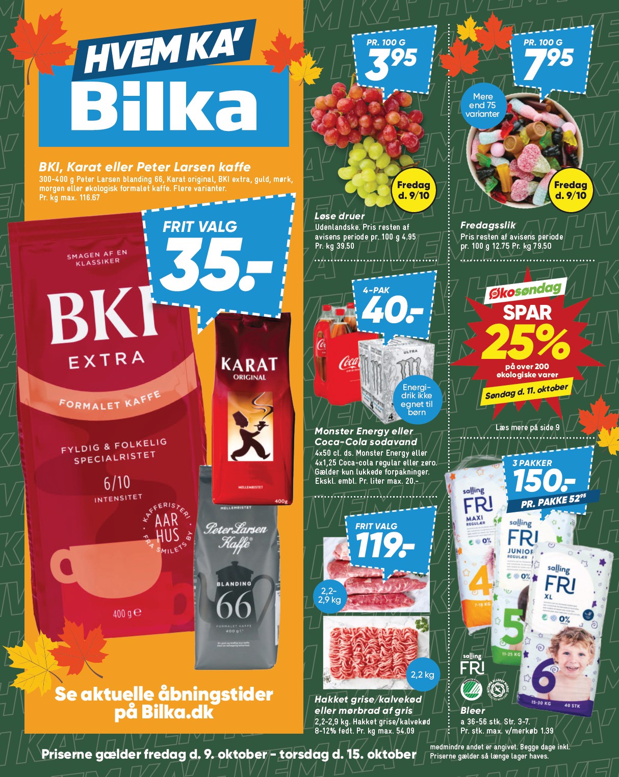 Bilka tilbudsavis for næste uge fra fredag, 09.10.2026 til torsdag, 15.10.2026