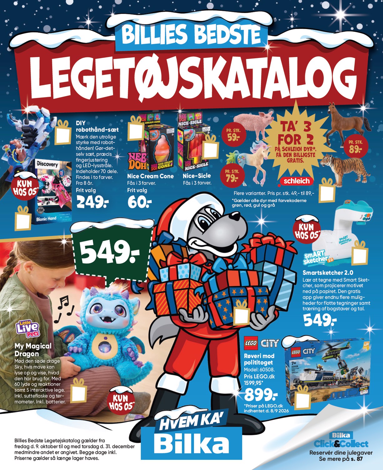 Aktuel Bilka - Billies bedste legetøjskatalog tilbudsavis fra fredag, 09.10.2026 til torsdag, 31.12.2026