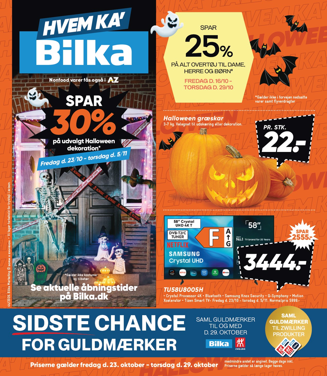 Bilka - Nonfood tilbudsavis for næste uge fra fredag, 23.10.2026 til torsdag, 29.10.2026