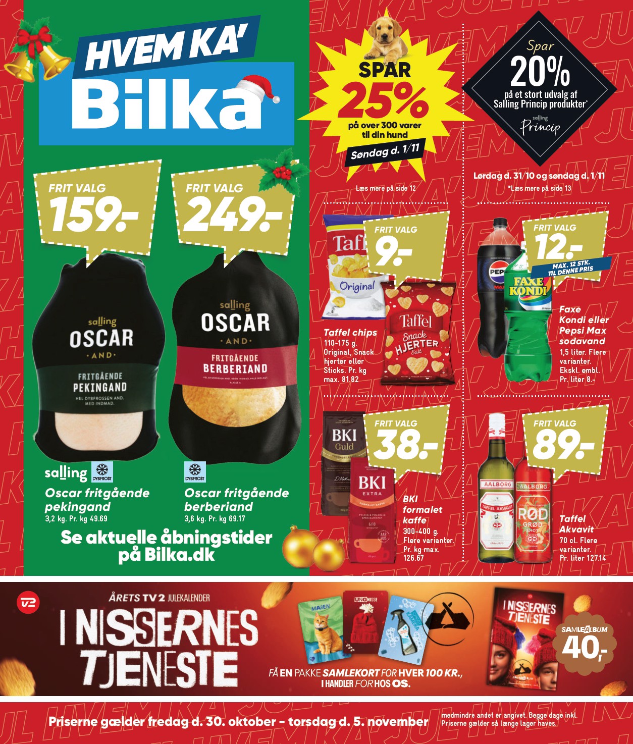 Bilka tilbudsavis for næste uge fra fredag, 30.10.2026 til torsdag, 05.11.2026