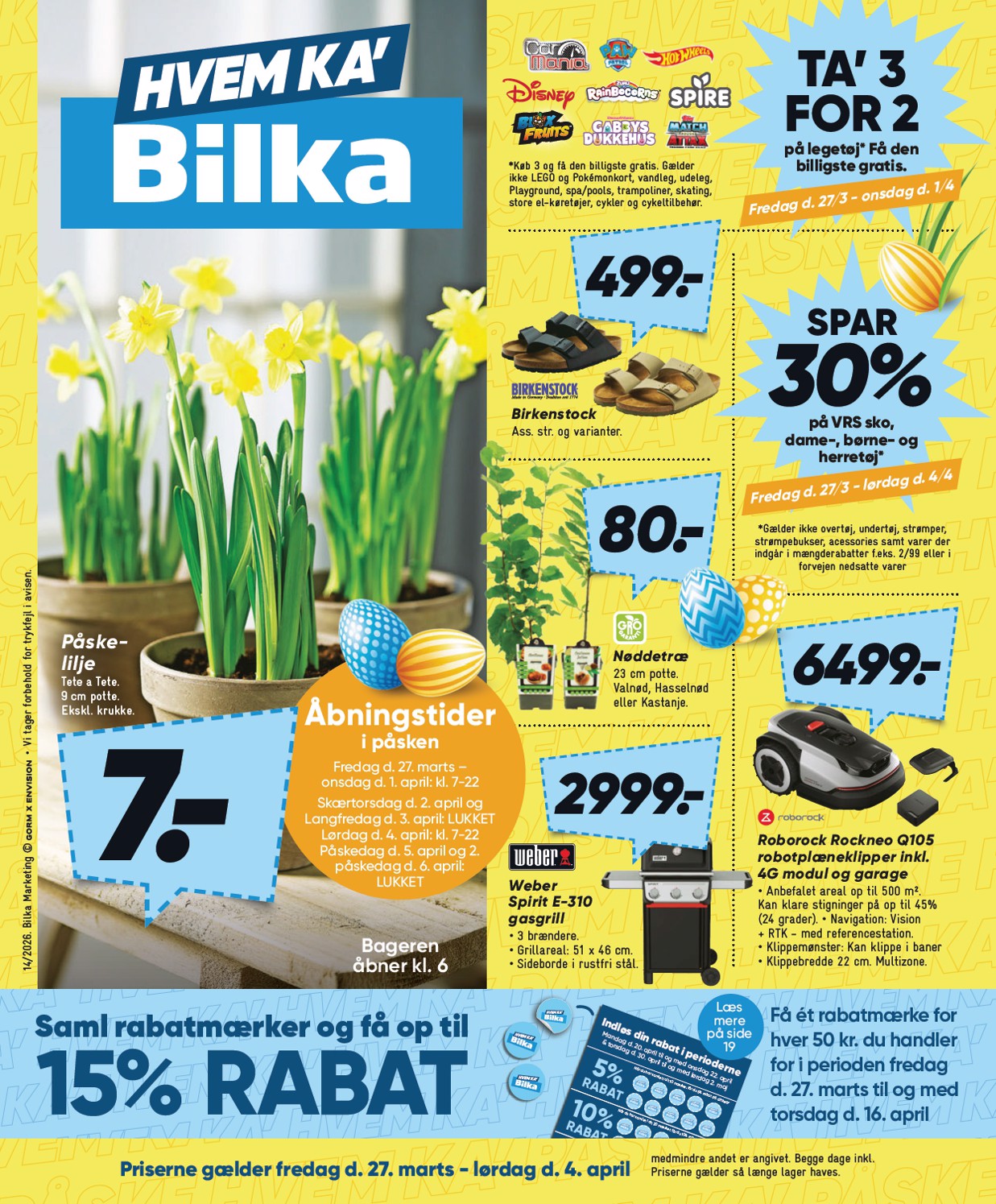 Bilka - Nonfood tilbudsavis gyldig fra 27.03.2026 til 04.04.2026