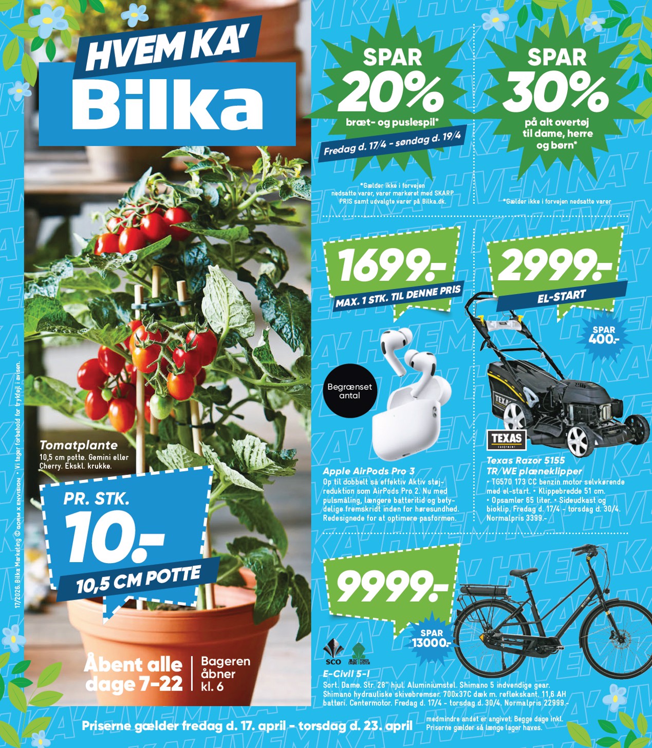 Bilka - Nonfood flyer til næste uge fra fredag 17.04.2026 til torsdag 23.04.2026