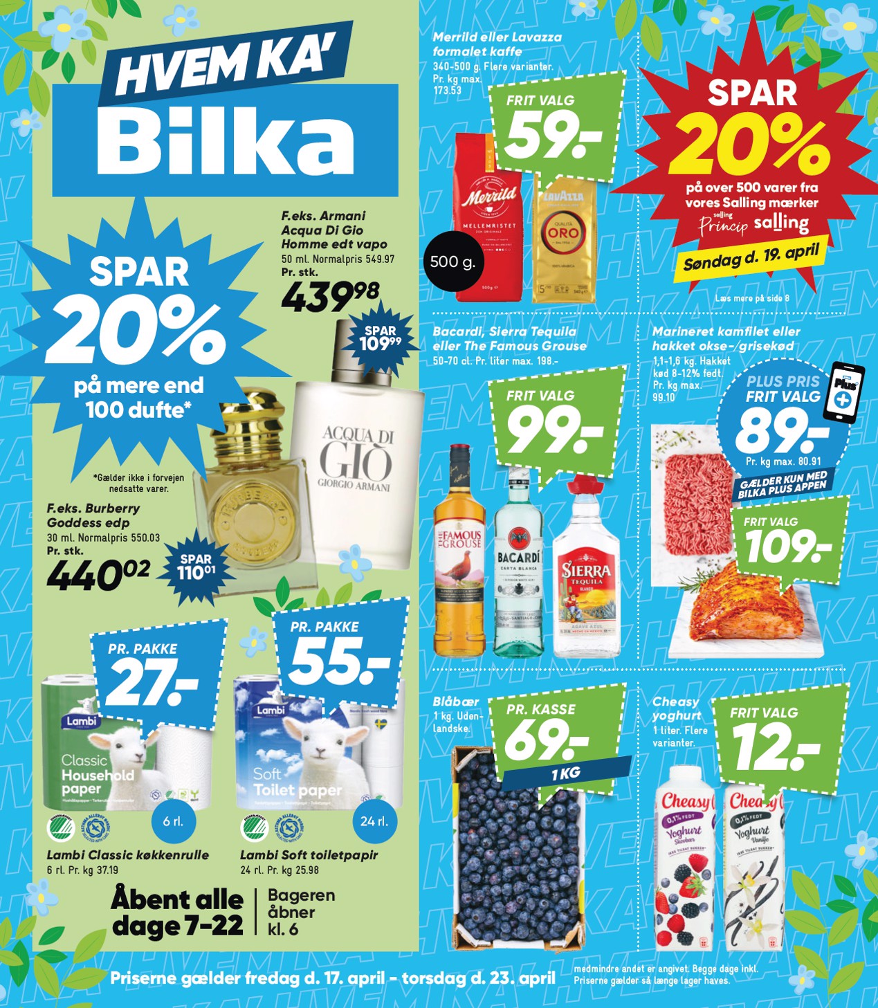 Bilka flyer til næste uge fra fredag 17.04.2026 til torsdag 23.04.2026