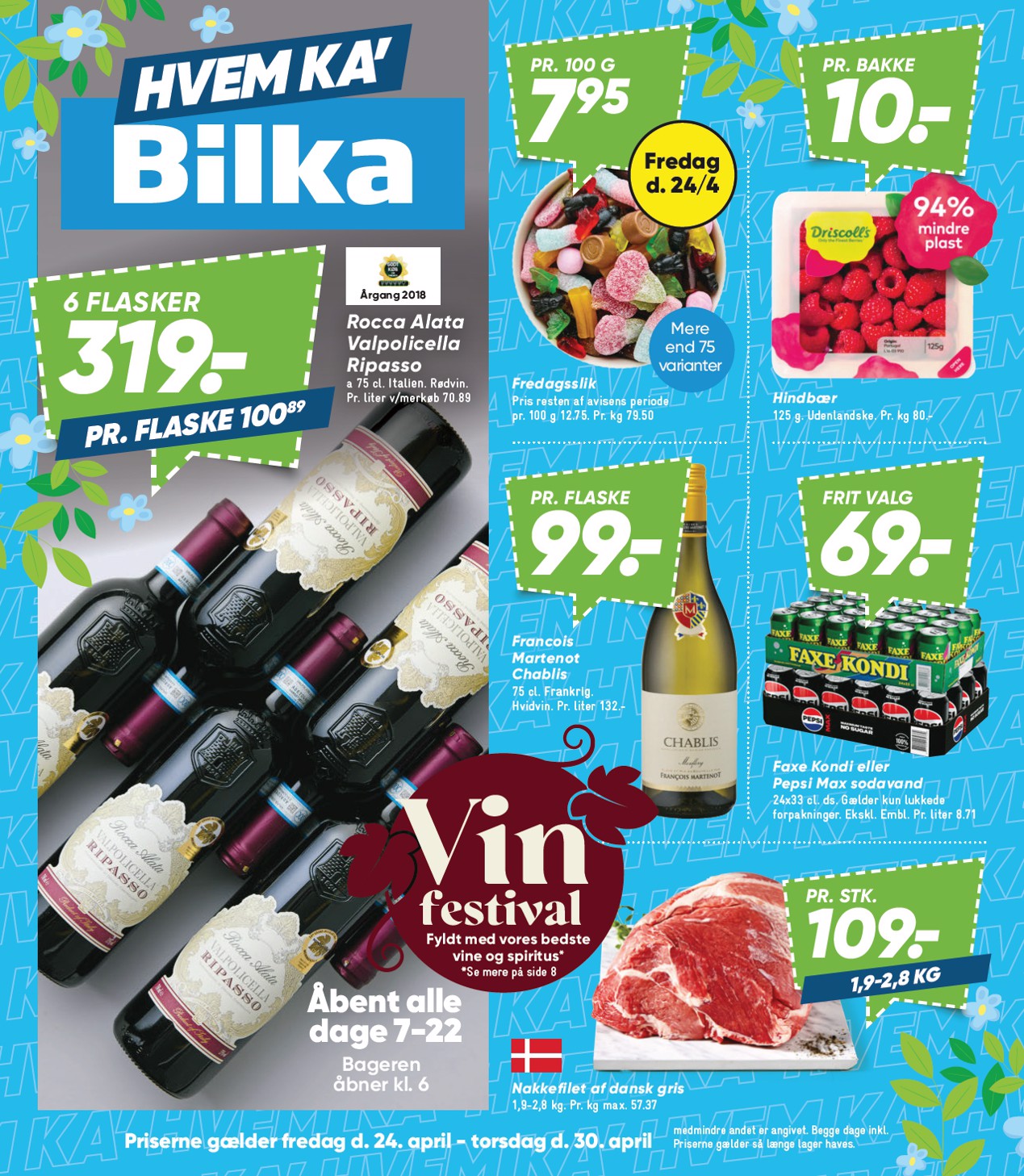Bilka flyer til næste uge fra fredag 24.04.2026 til torsdag 30.04.2026