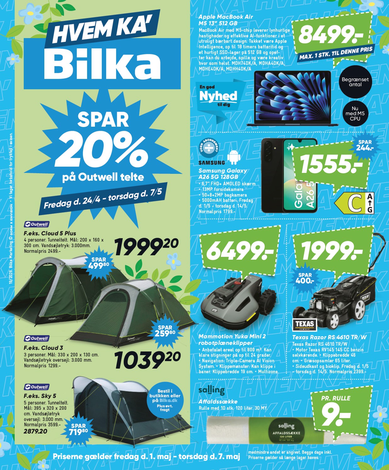 Bilka - Nonfood flyer til næste uge fra fredag 01.05.2026 til torsdag 07.05.2026