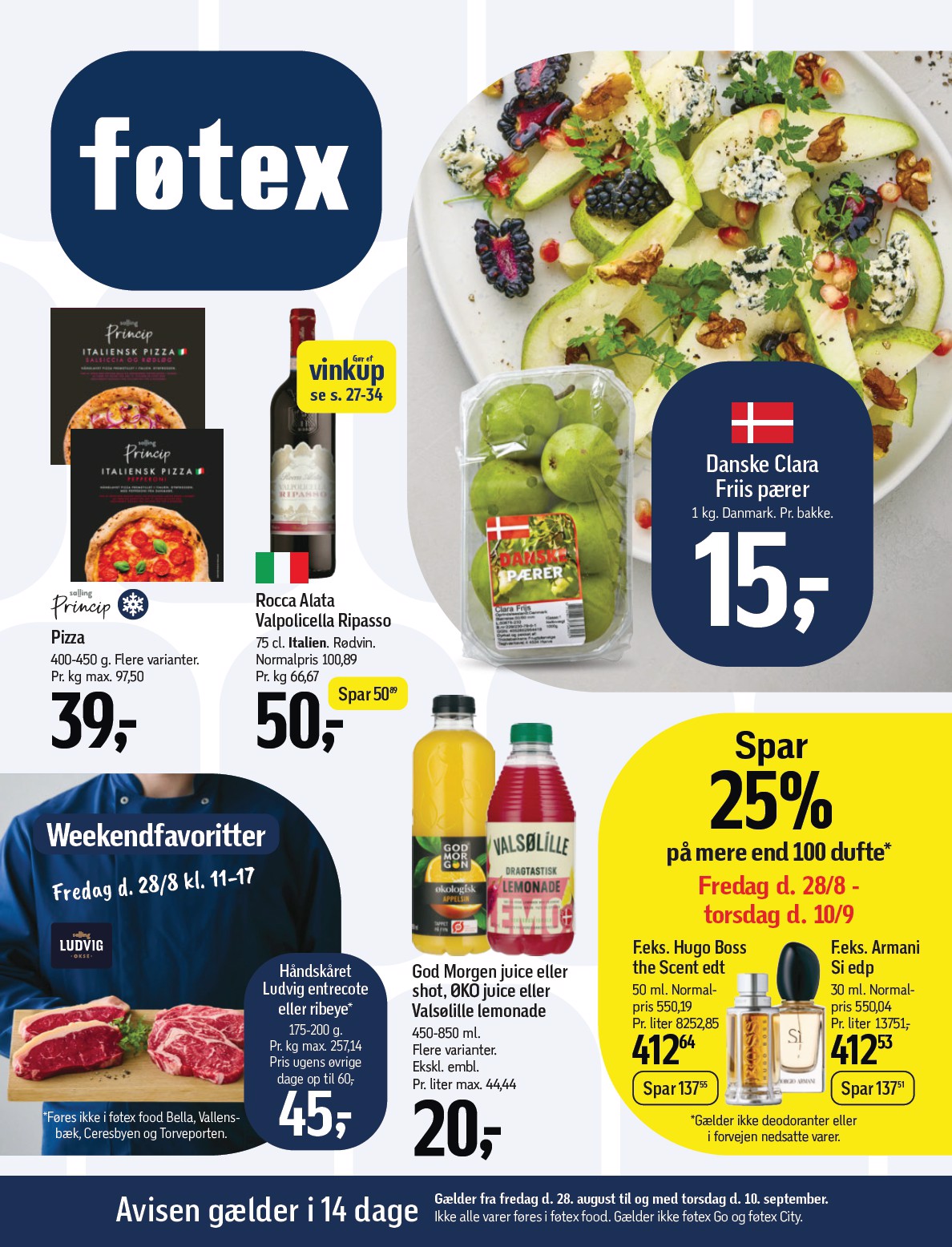 Føtex tilbudsavis for næste uge fra fredag, 28.08.2026 til torsdag, 10.09.2026