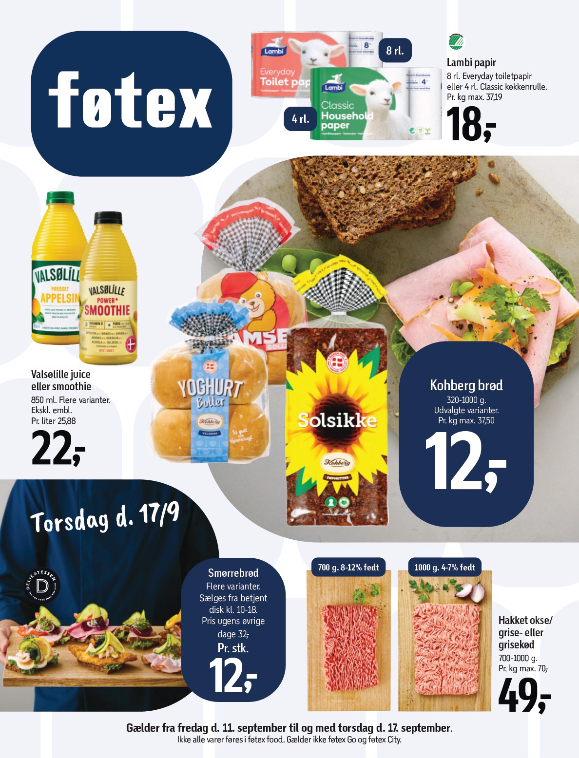 Føtex tilbudsavis for næste uge fra fredag, 11.09.2026 til torsdag, 17.09.2026