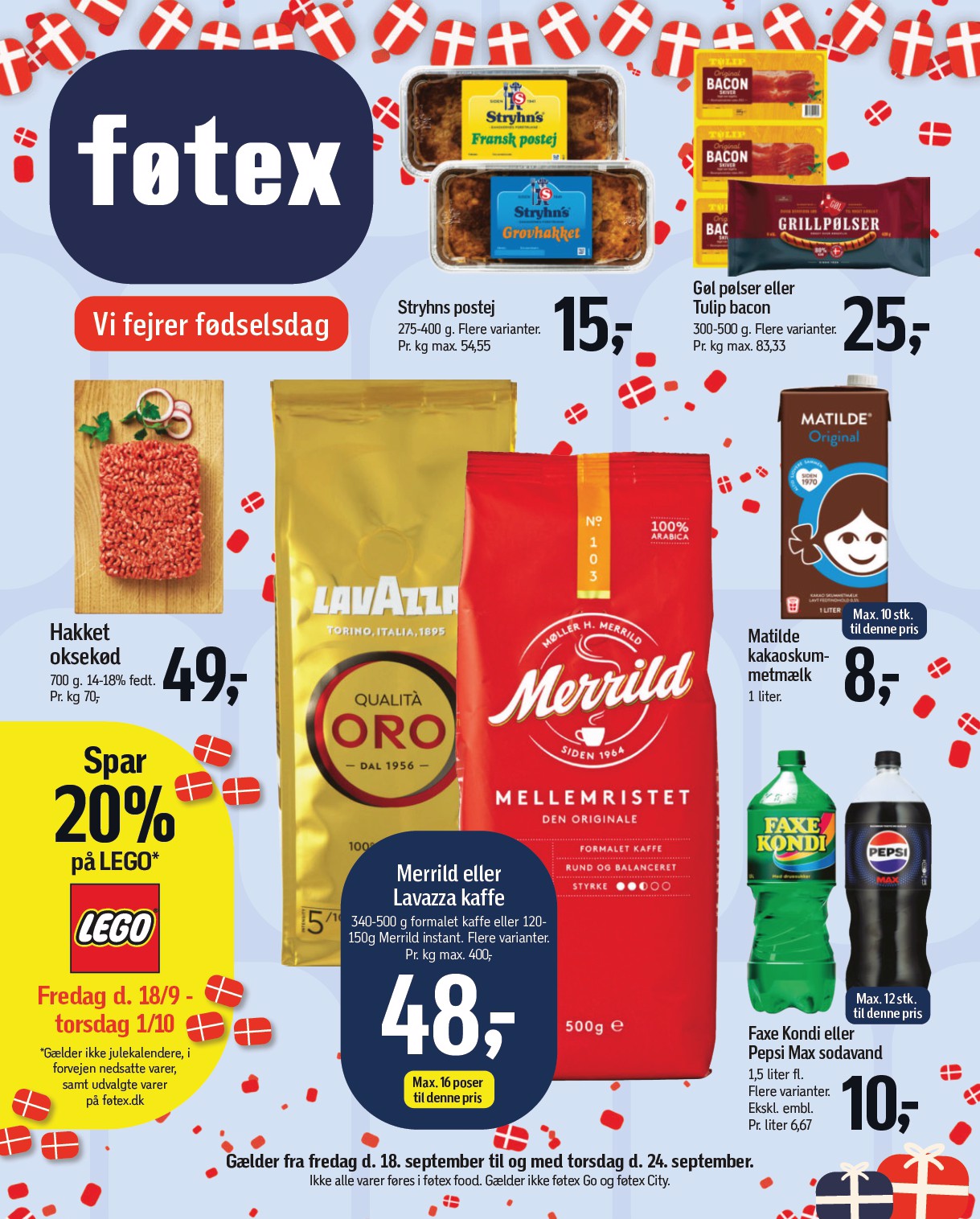 Føtex tilbudsavis for næste uge fra fredag, 18.09.2026 til torsdag, 24.09.2026