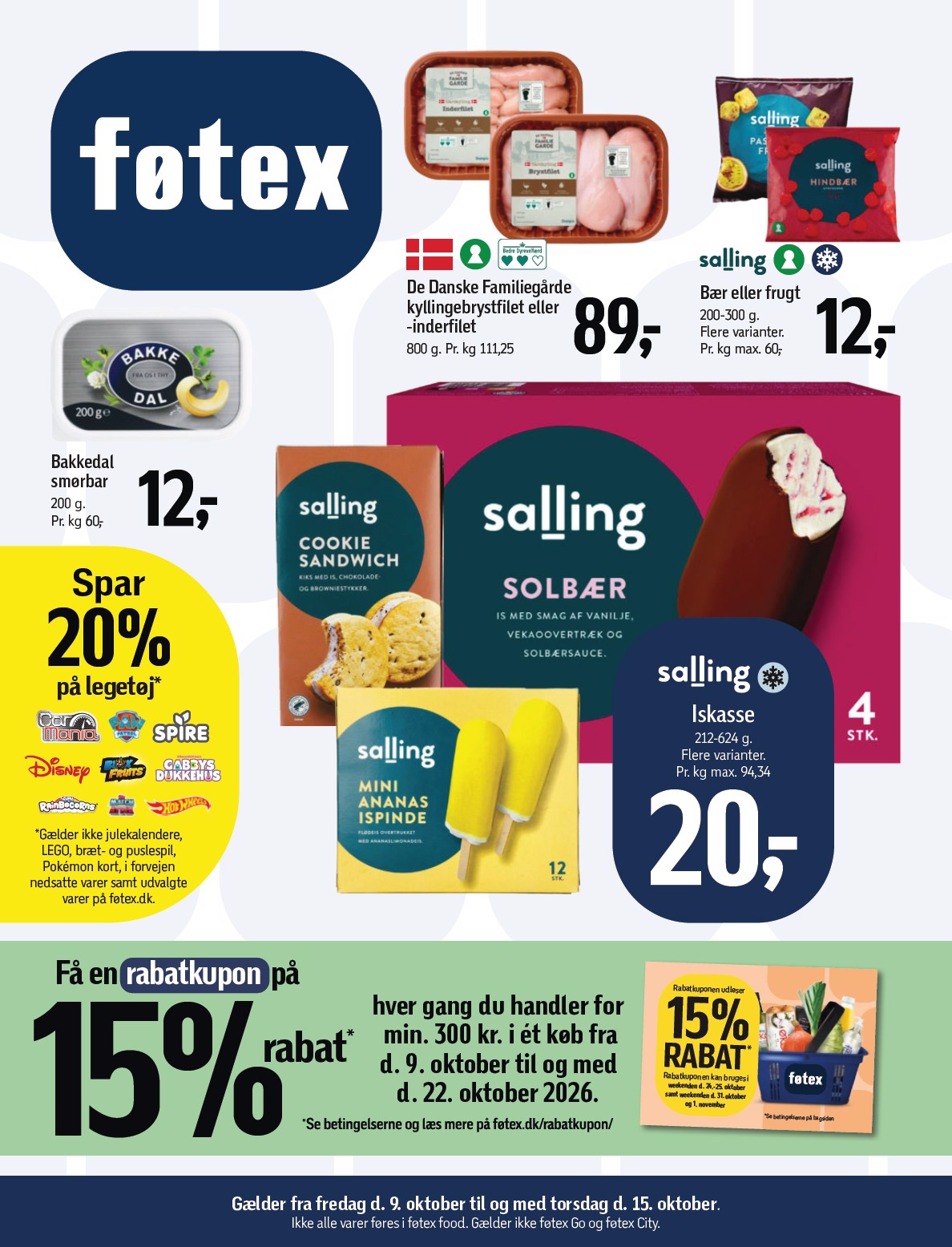 Føtex tilbudsavis for næste uge fra fredag, 09.10.2026 til torsdag, 15.10.2026