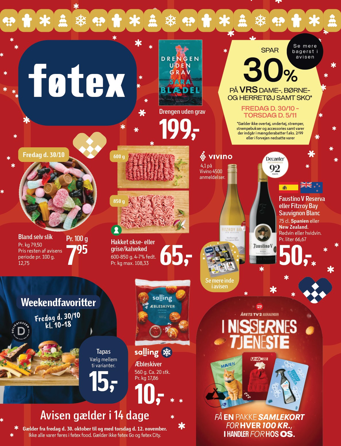 Føtex tilbudsavis for næste uge fra fredag, 30.10.2026 til torsdag, 12.11.2026
