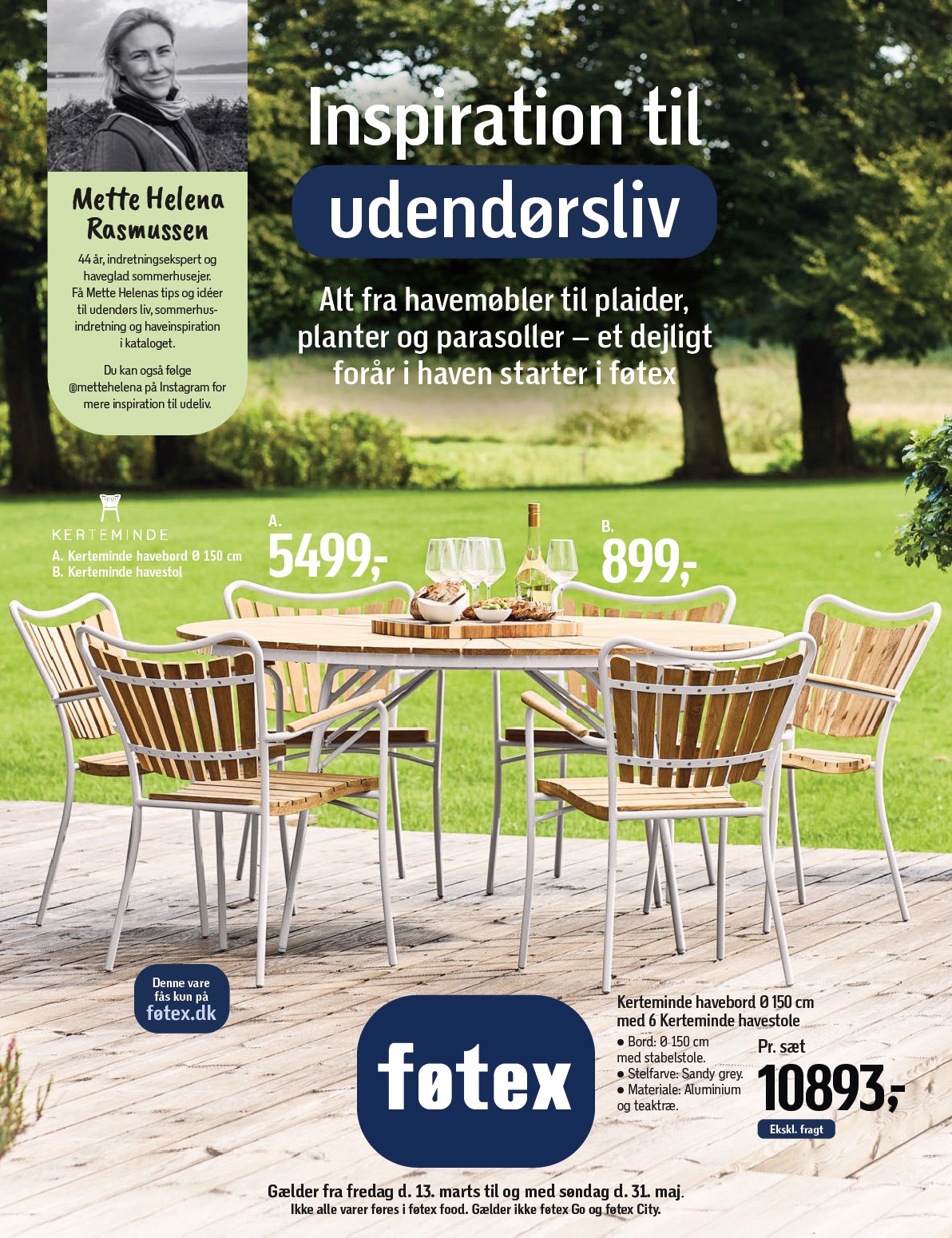 Føtex - Inspiration til udendørsliv tilbudsavis gyldig fra 13.03.2026 til 31.05.2026