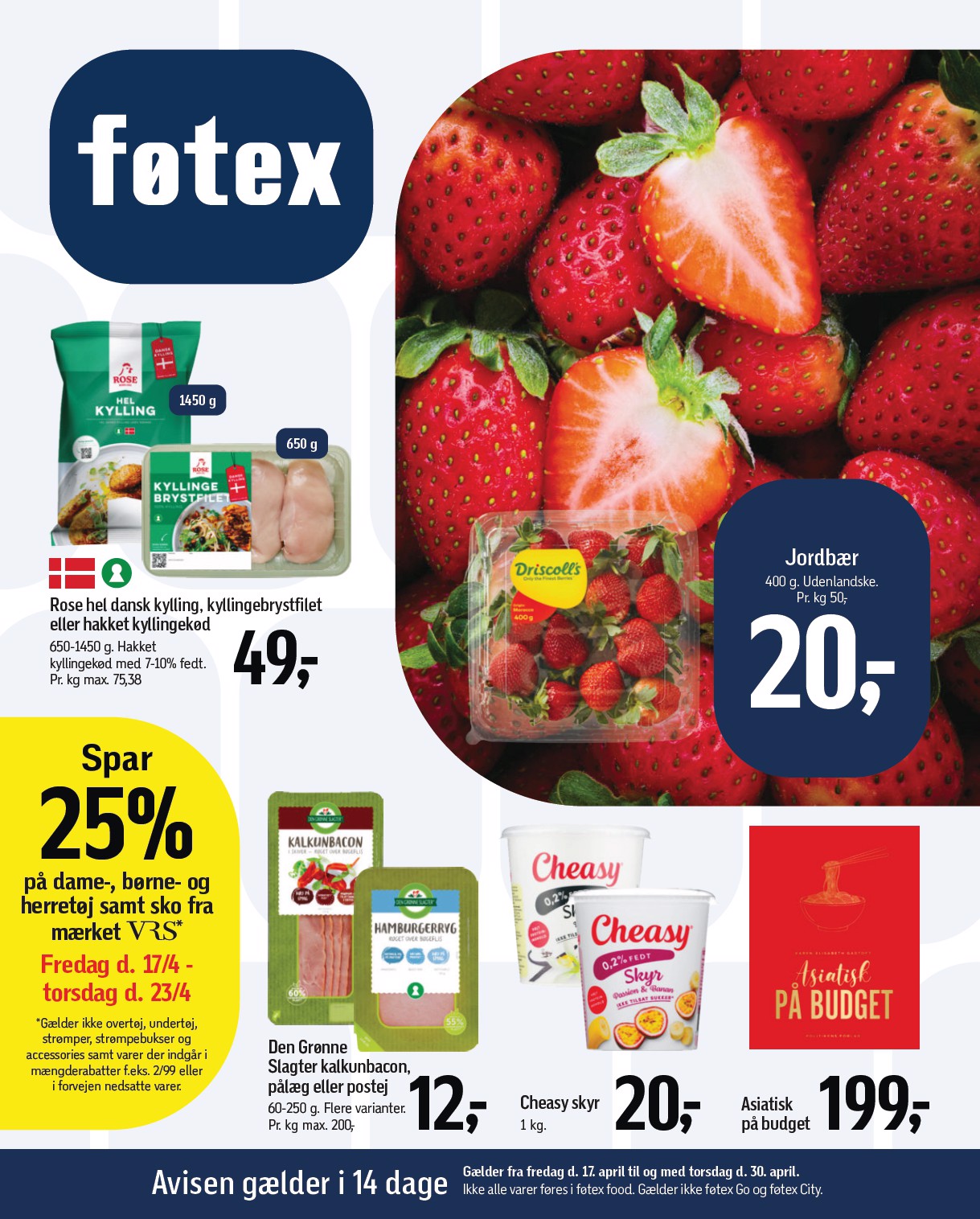 Føtex flyer til næste uge fra fredag 17.04.2026 til torsdag 30.04.2026