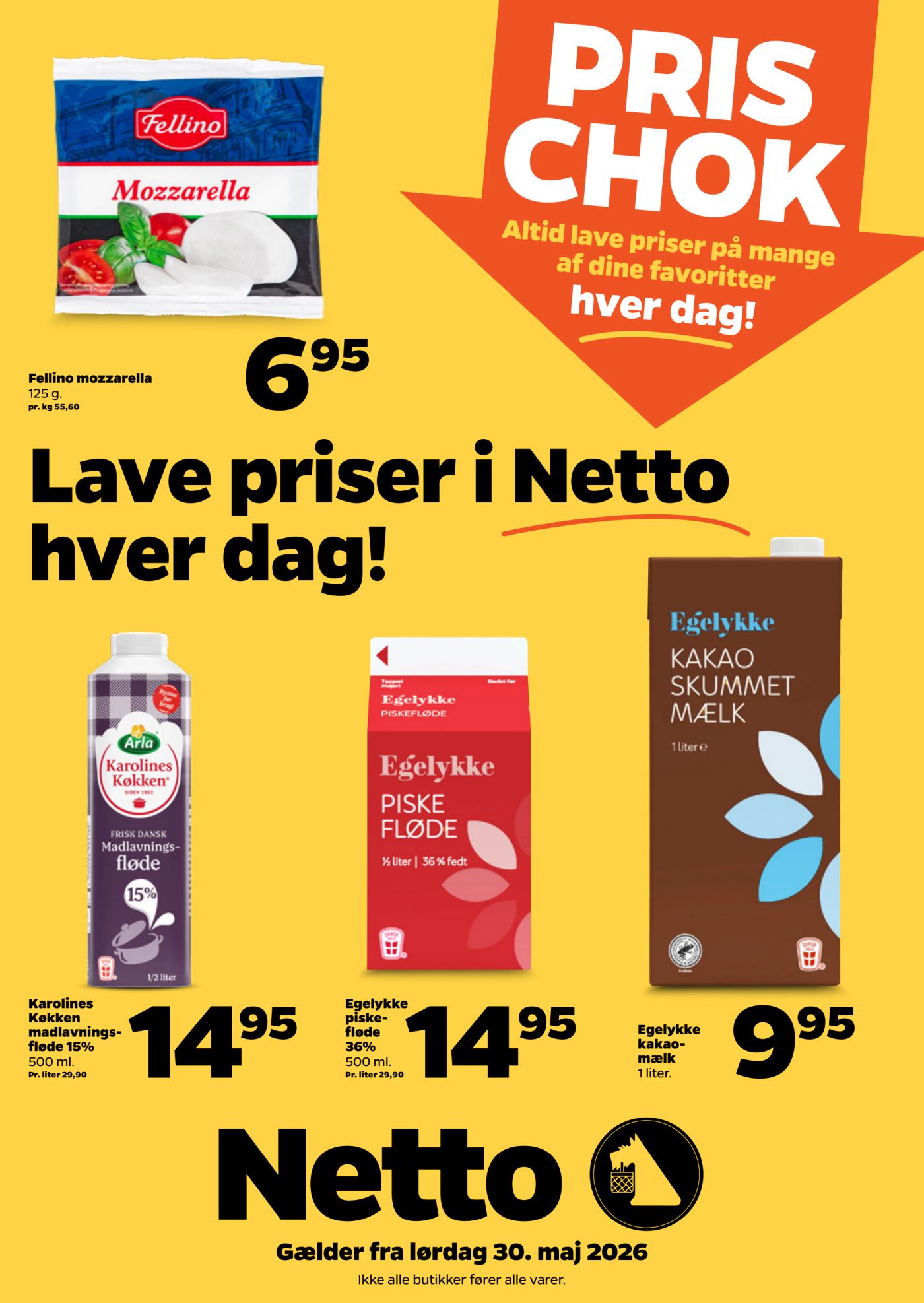 Aktuel Netto - Pris chok tilbudsavis fra lørdag, 30.05.2026 til fredag, 05.06.2026