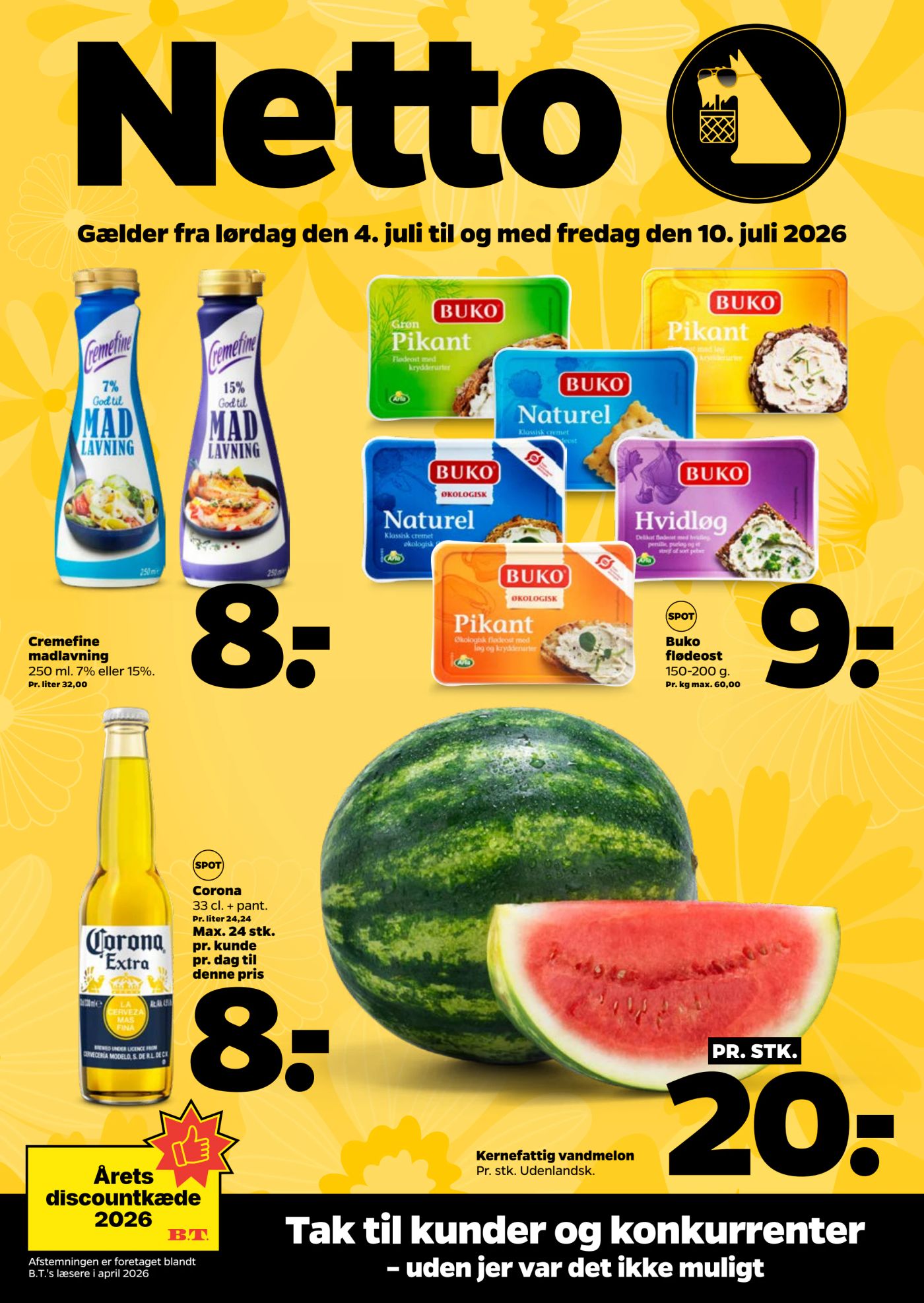 Netto - Uge 28 tilbudsavis for næste uge fra fredag, 03.07.2026 til fredag, 10.07.2026