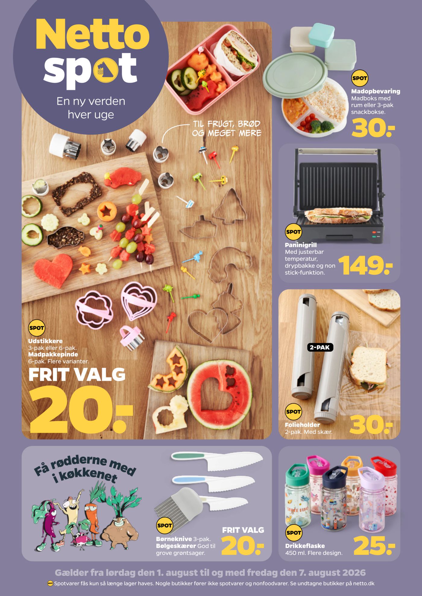 Aktuel Netto - Non Food tilbudsavis fra lørdag, 01.08.2026 til fredag, 07.08.2026