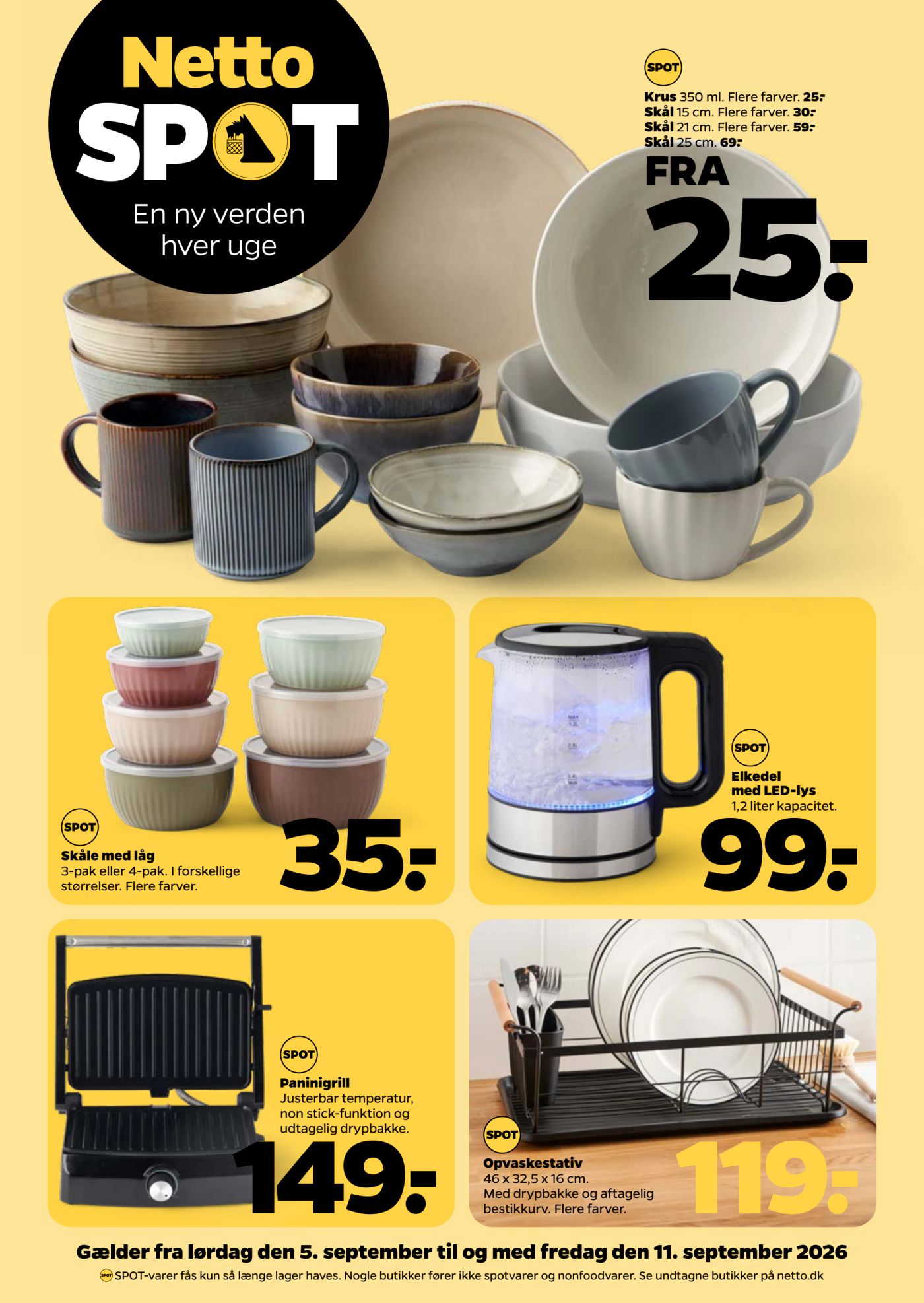 Aktuel Netto - Nonfood tilbudsavis fra lørdag, 05.09.2026 til fredag, 11.09.2026