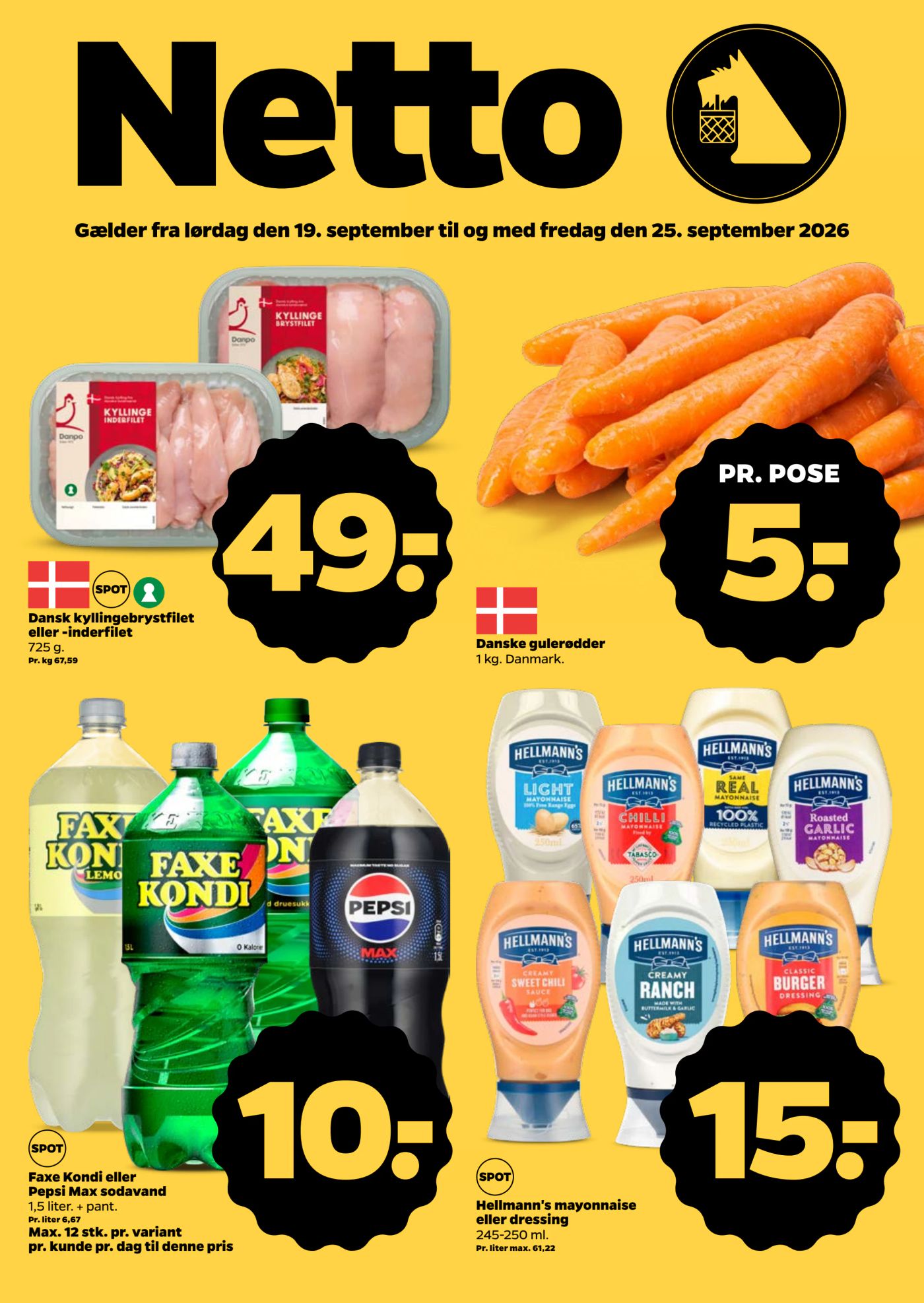 Netto tilbudsavis for næste uge fra lørdag, 19.09.2026 til fredag, 25.09.2026
