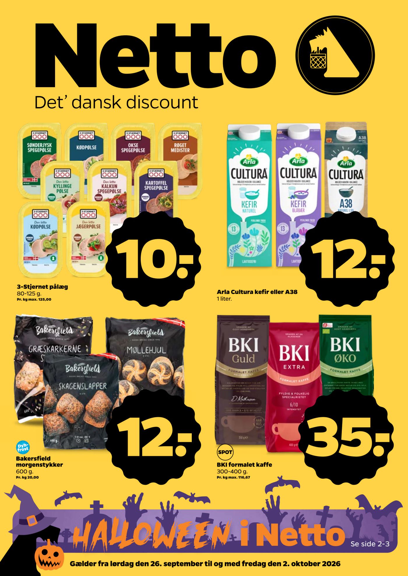 Netto tilbudsavis for næste uge fra lørdag, 26.09.2026 til fredag, 02.10.2026