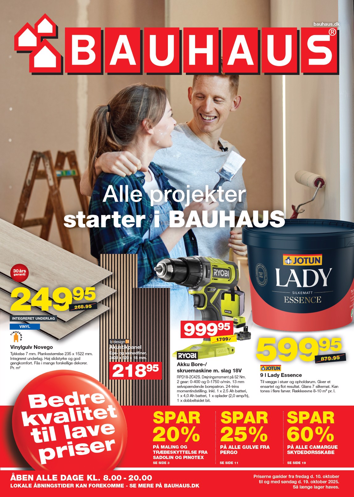 BAUHAUS tilbudsavis gyldig fra 10.10. til 19.10.