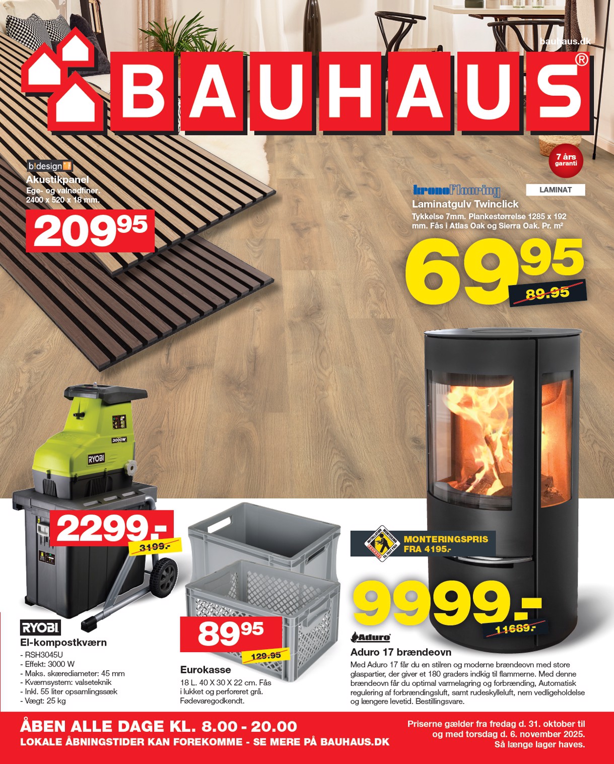 BAUHAUS tilbudsavis gyldig fra 31.10. til 06.11.