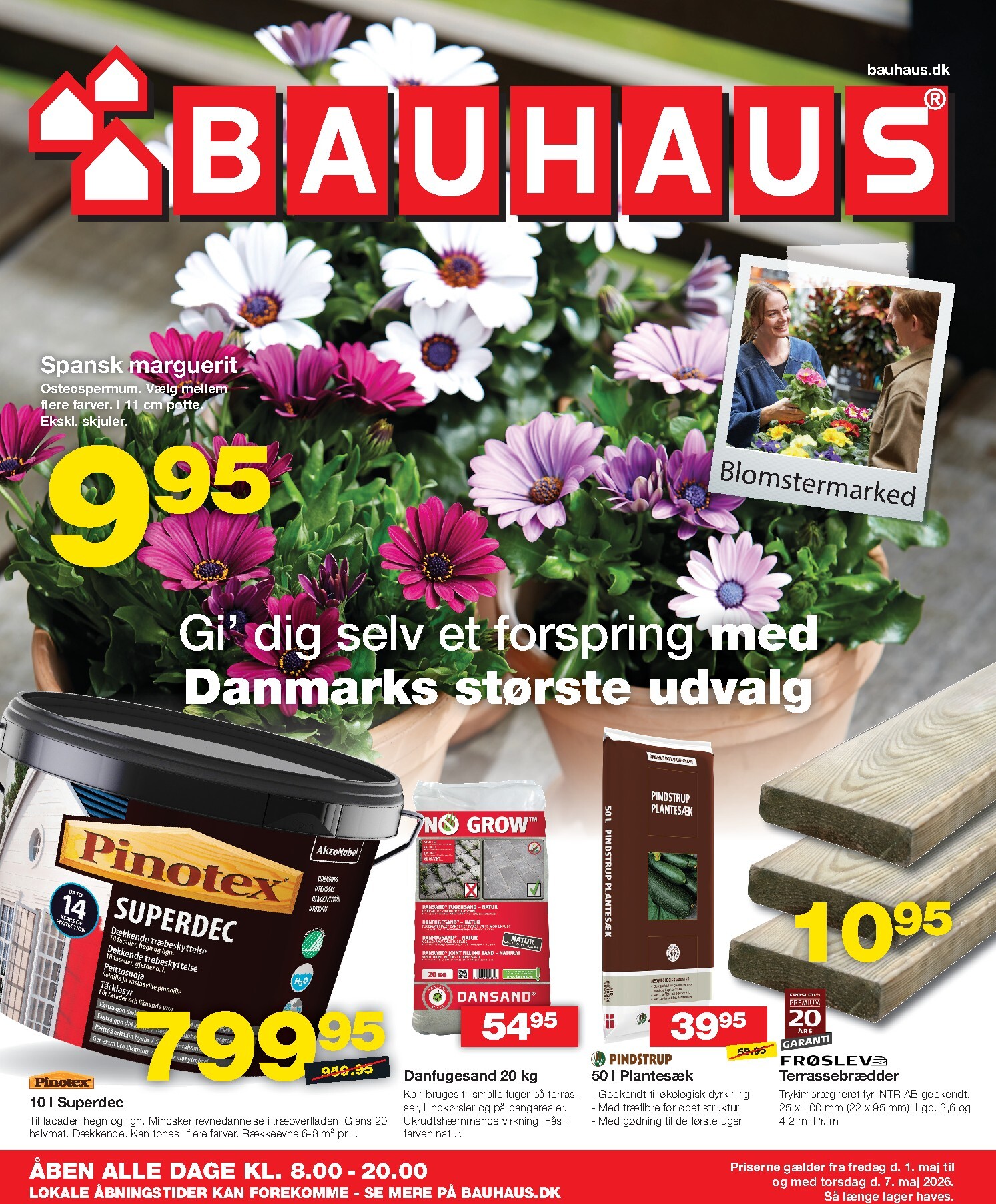 Aktuel BAUHAUS katalog gyldig fra fredag 01.05.2026 til torsdag 07.05.2026