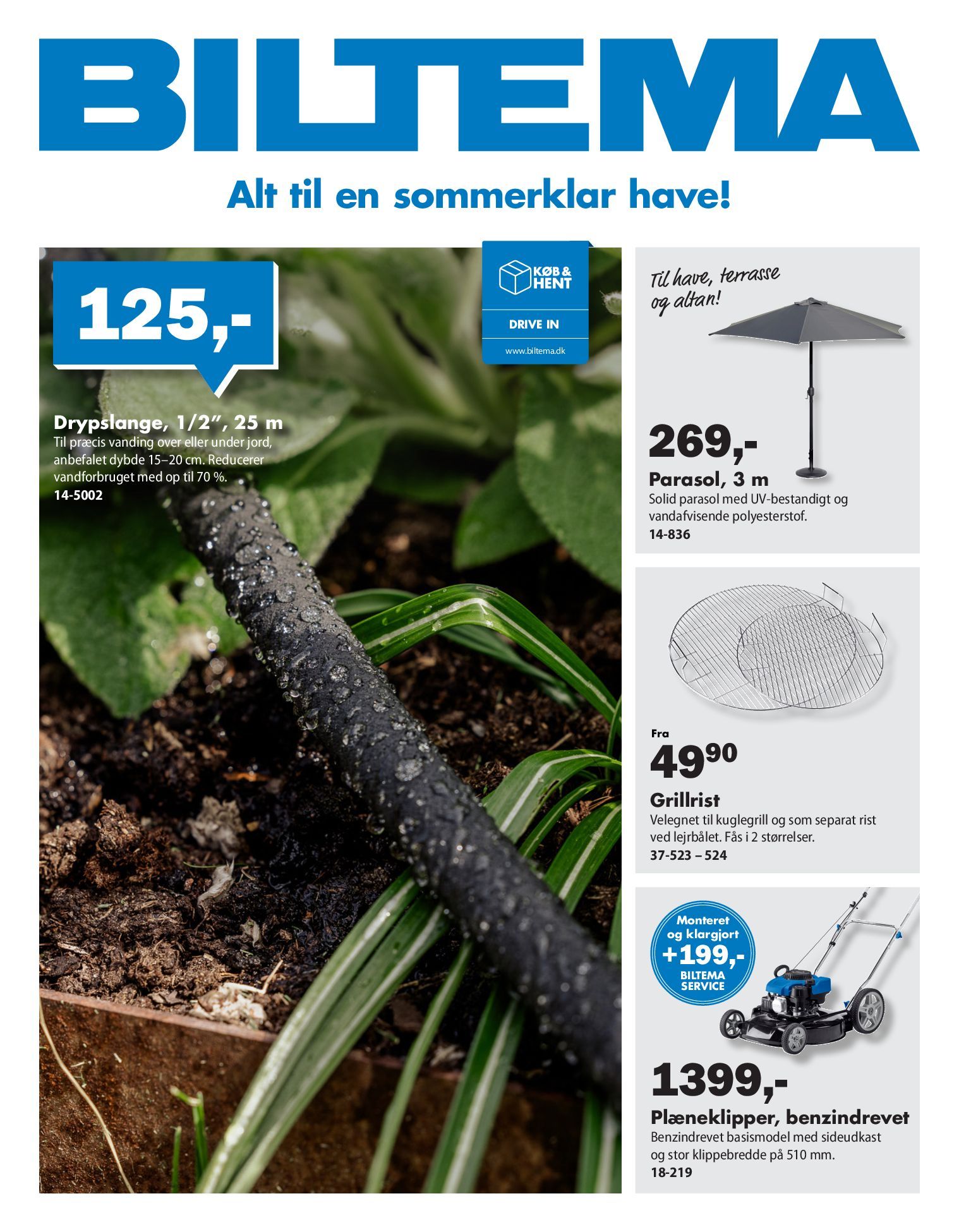 Aktuel Biltema - Alt til en sommerklar have katalog gyldig fra onsdag 15.04.2026 til tirsdag 28.04.2026