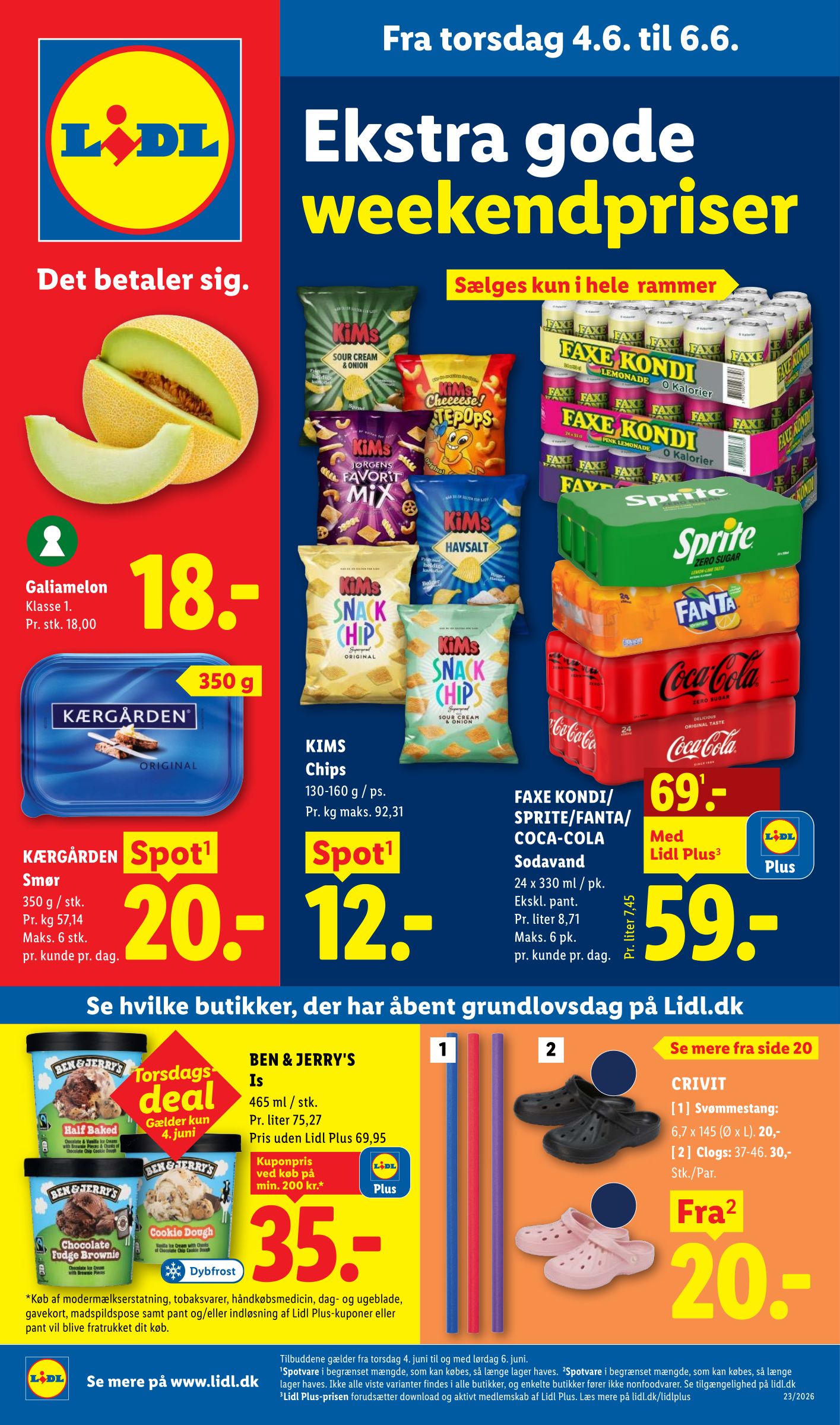 Aktuel Lidl tilbudsavis fra søndag, 31.05.2026 til lørdag, 06.06.2026