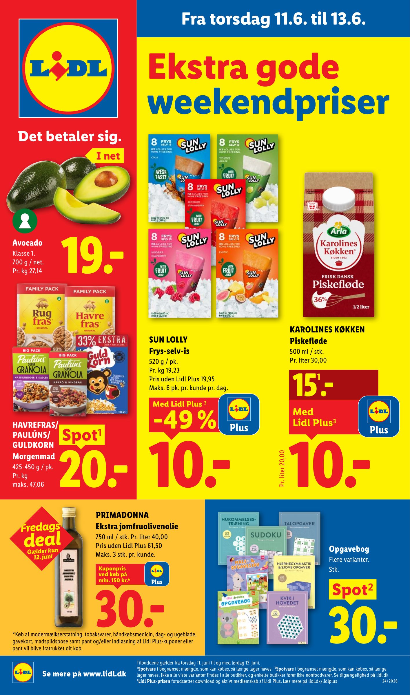 Aktuel Lidl tilbudsavis fra torsdag, 11.06.2026 til lørdag, 13.06.2026