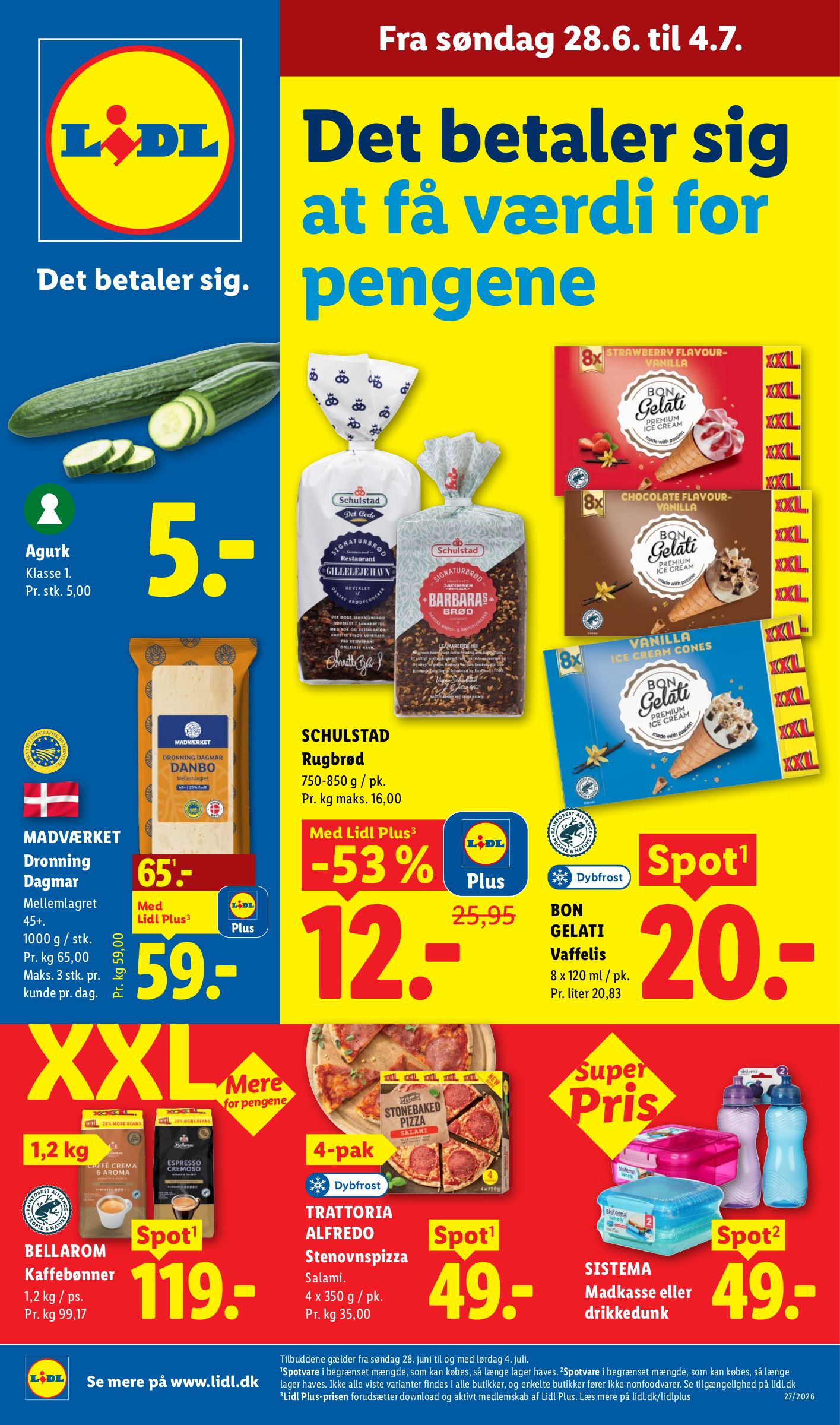 Lidl - Fra søndag 28.6. til 4.7. tilbudsavis for næste uge fra søndag, 28.06.2026 til lørdag, 04.07.2026