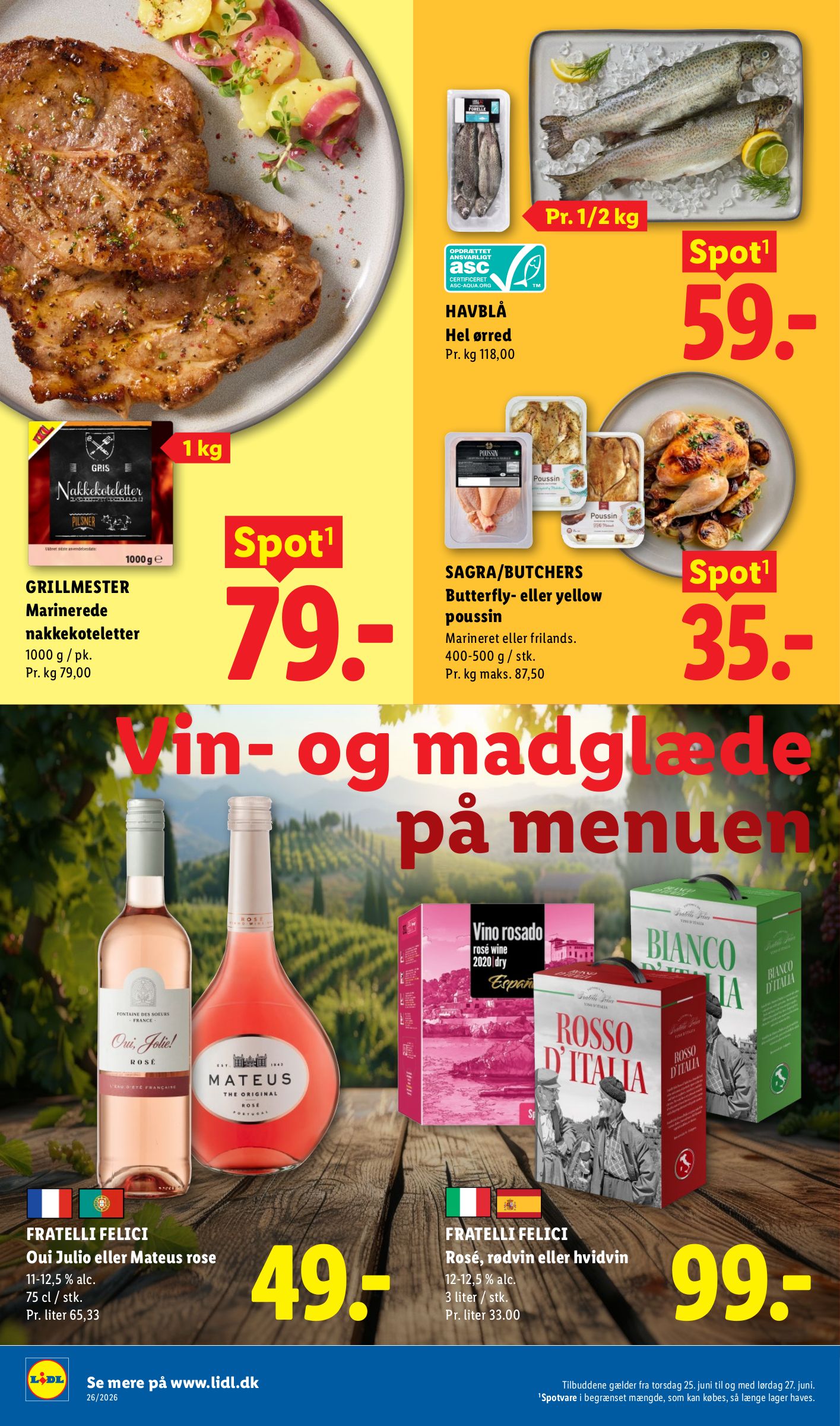Aktuel Lidl - særtilbud tilbudsavis fra torsdag, 25.06.2026 til lørdag, 27.06.2026