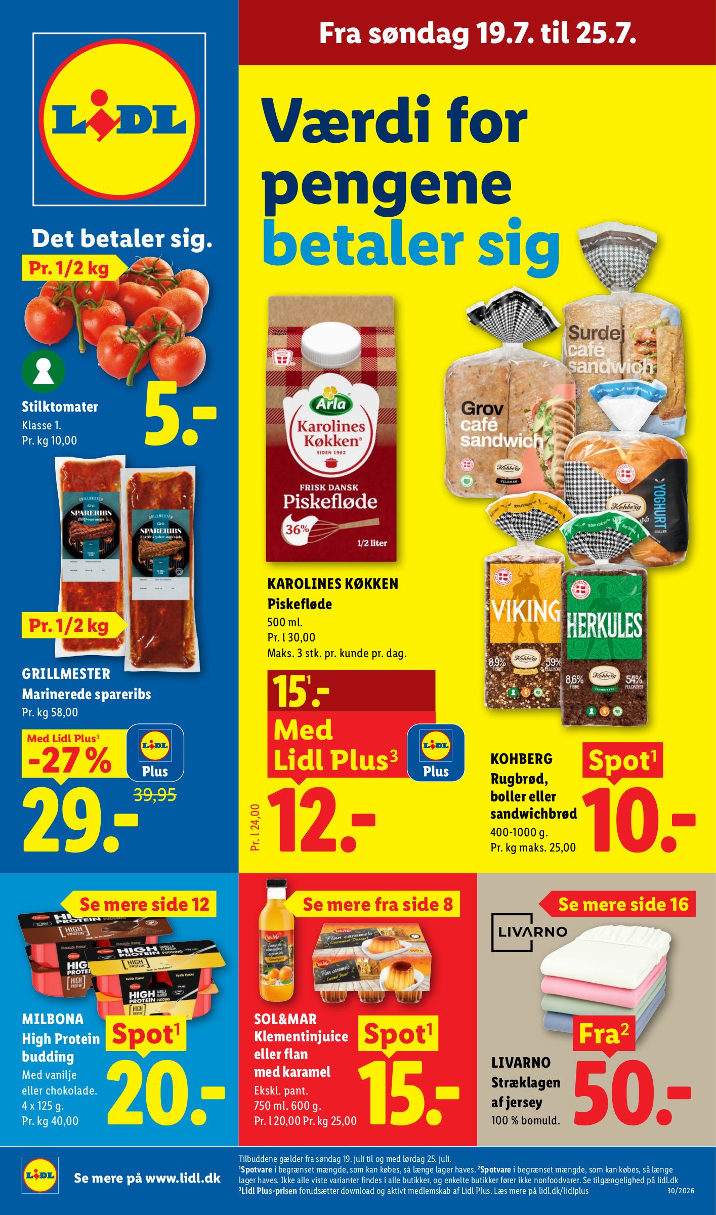Lidl - Fra søndag 19.7. til 25.7. tilbudsavis for næste uge fra søndag, 19.07.2026 til lørdag, 25.07.2026