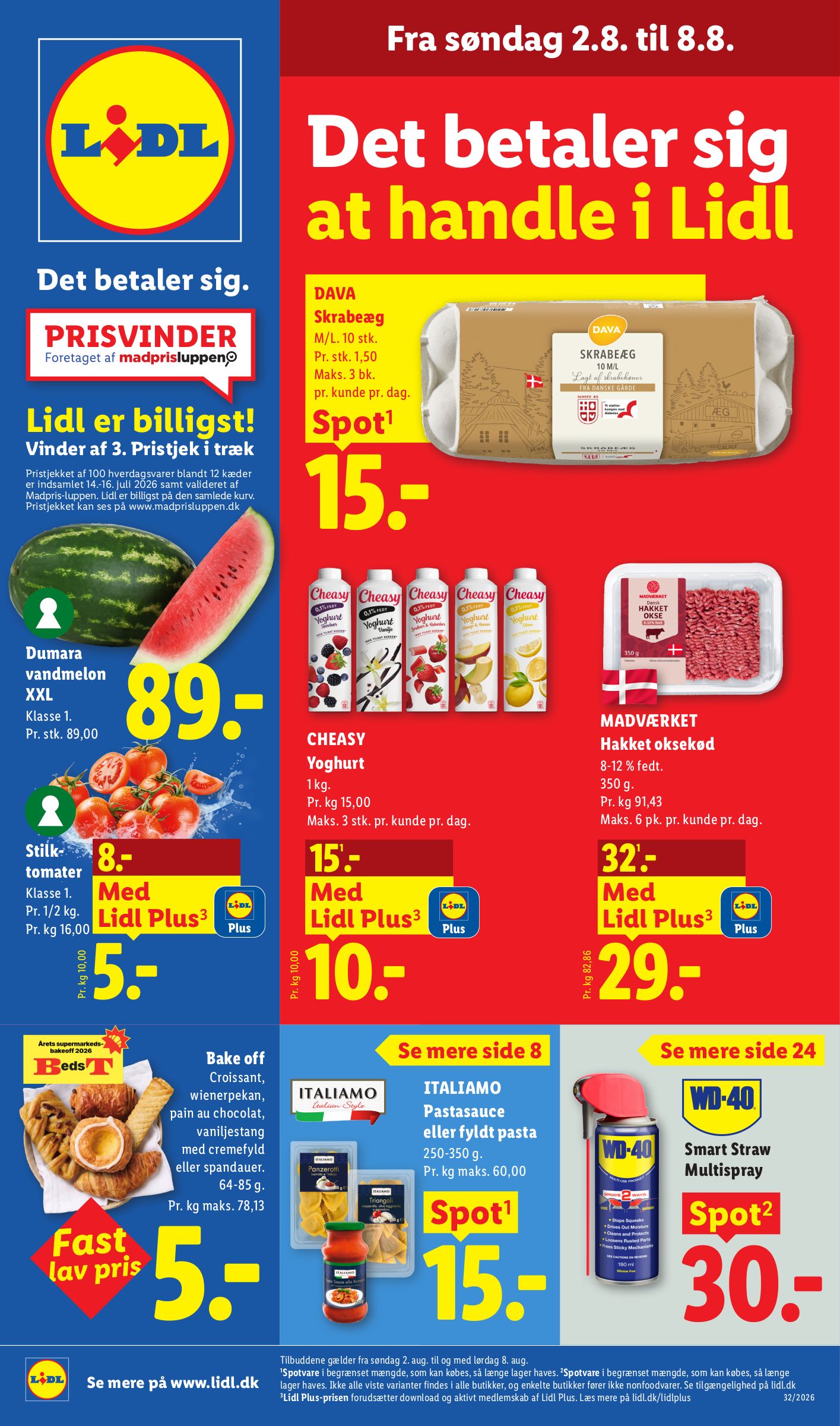 Lidl tilbudsavis for næste uge fra søndag, 02.08.2026 til lørdag, 08.08.2026