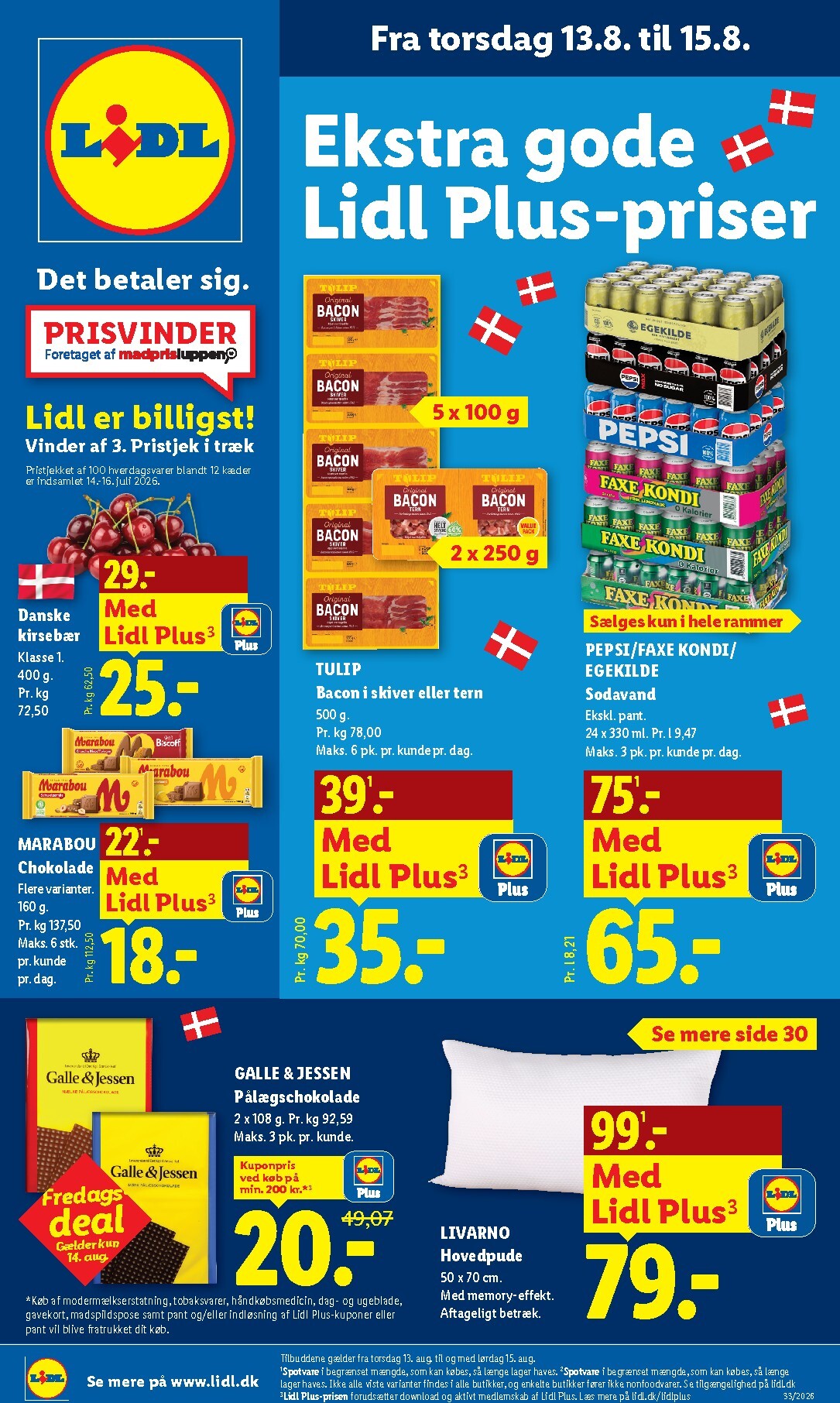 Aktuel Lidl - Weekendtilbud tilbudsavis fra torsdag, 13.08.2026 til lørdag, 15.08.2026