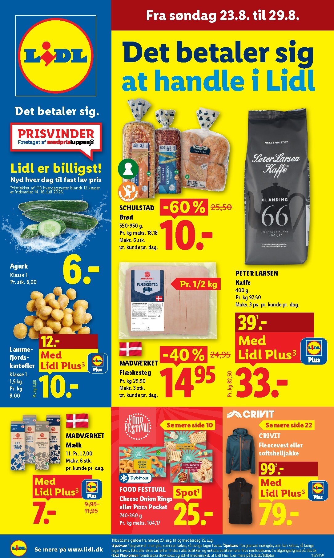 Lidl tilbudsavis for næste uge fra søndag, 23.08.2026 til lørdag, 29.08.2026