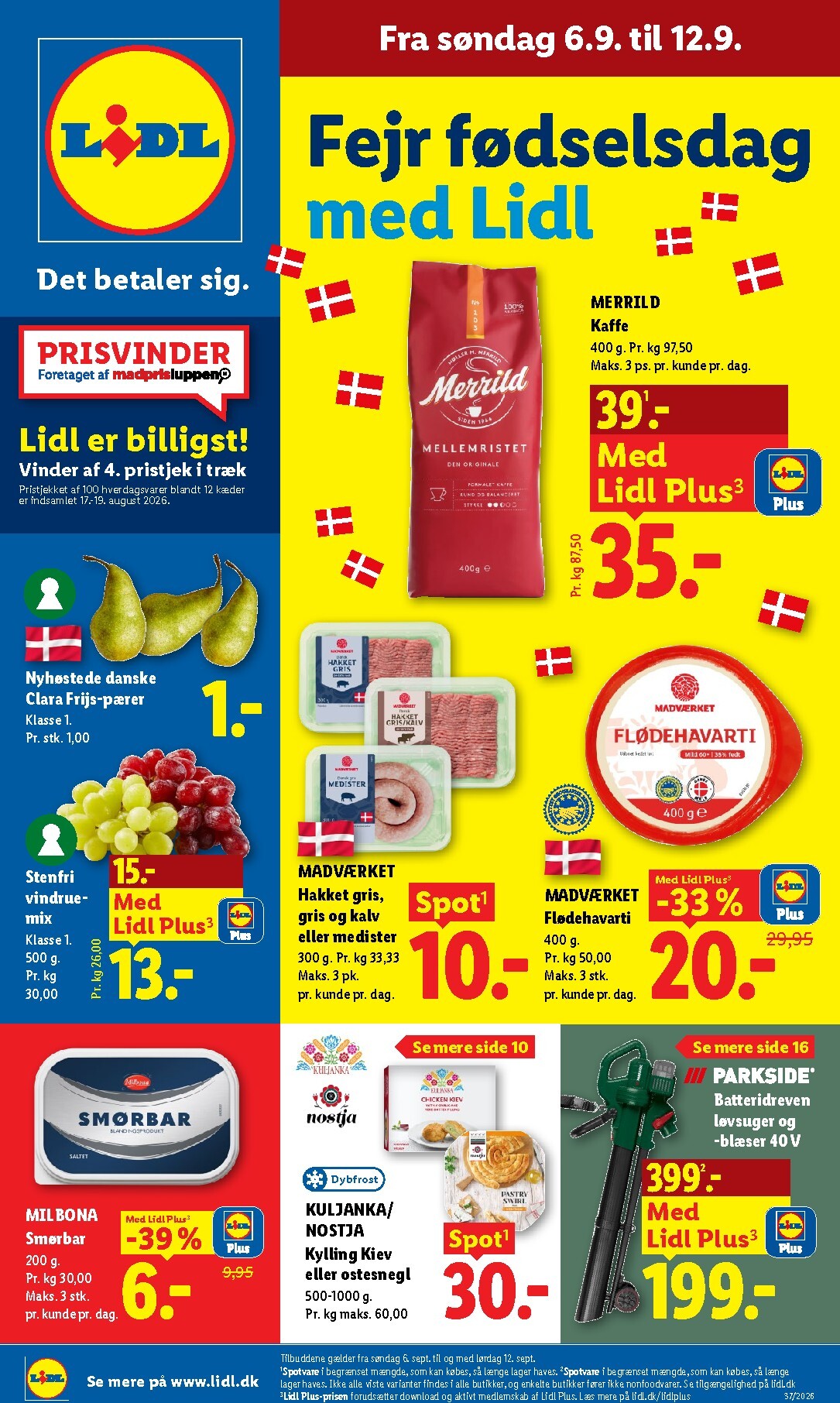 Lidl tilbudsavis for næste uge fra søndag, 06.09.2026 til lørdag, 12.09.2026