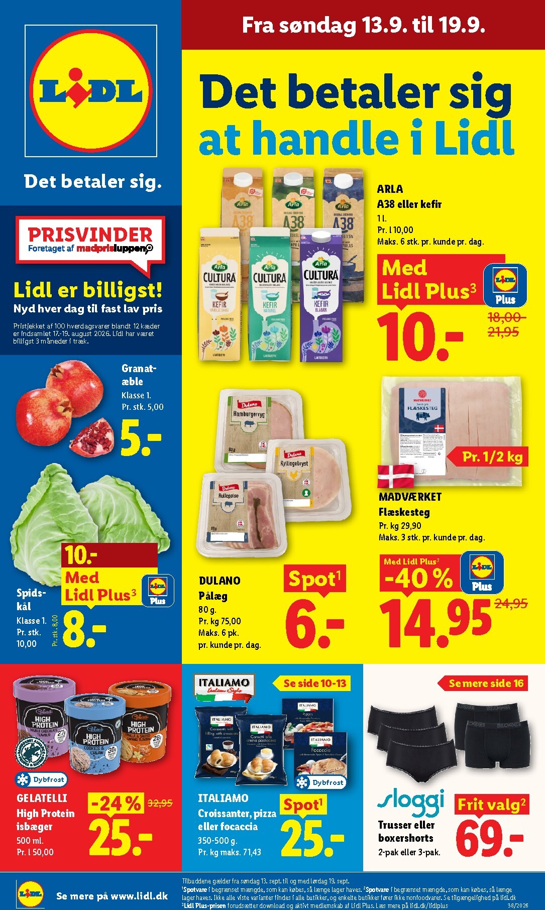 Lidl tilbudsavis for næste uge fra søndag, 13.09.2026 til lørdag, 19.09.2026