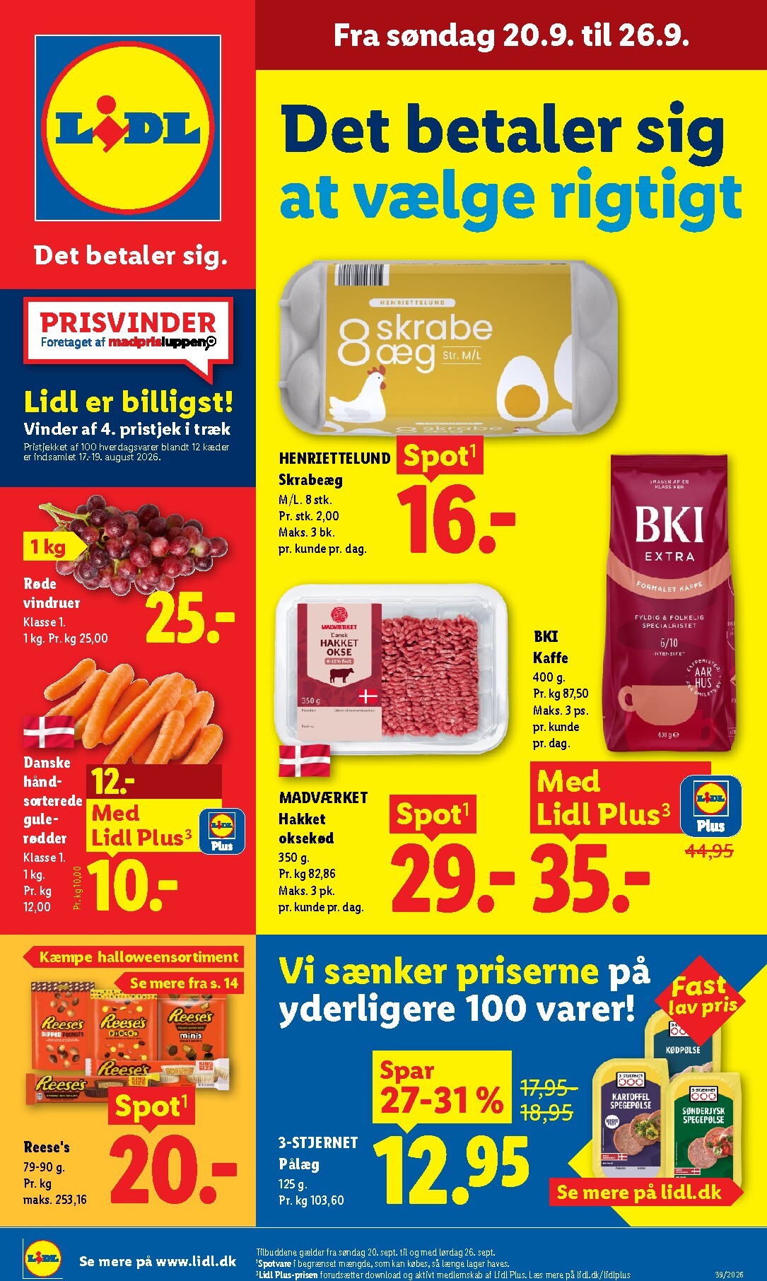 Lidl tilbudsavis for næste uge fra søndag, 20.09.2026 til lørdag, 26.09.2026