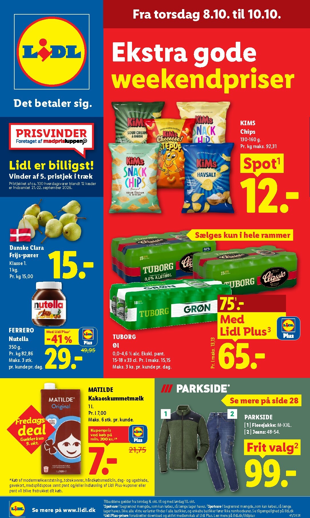Aktuel Lidl tilbudsavis fra søndag, 04.10.2026 til lørdag, 10.10.2026
