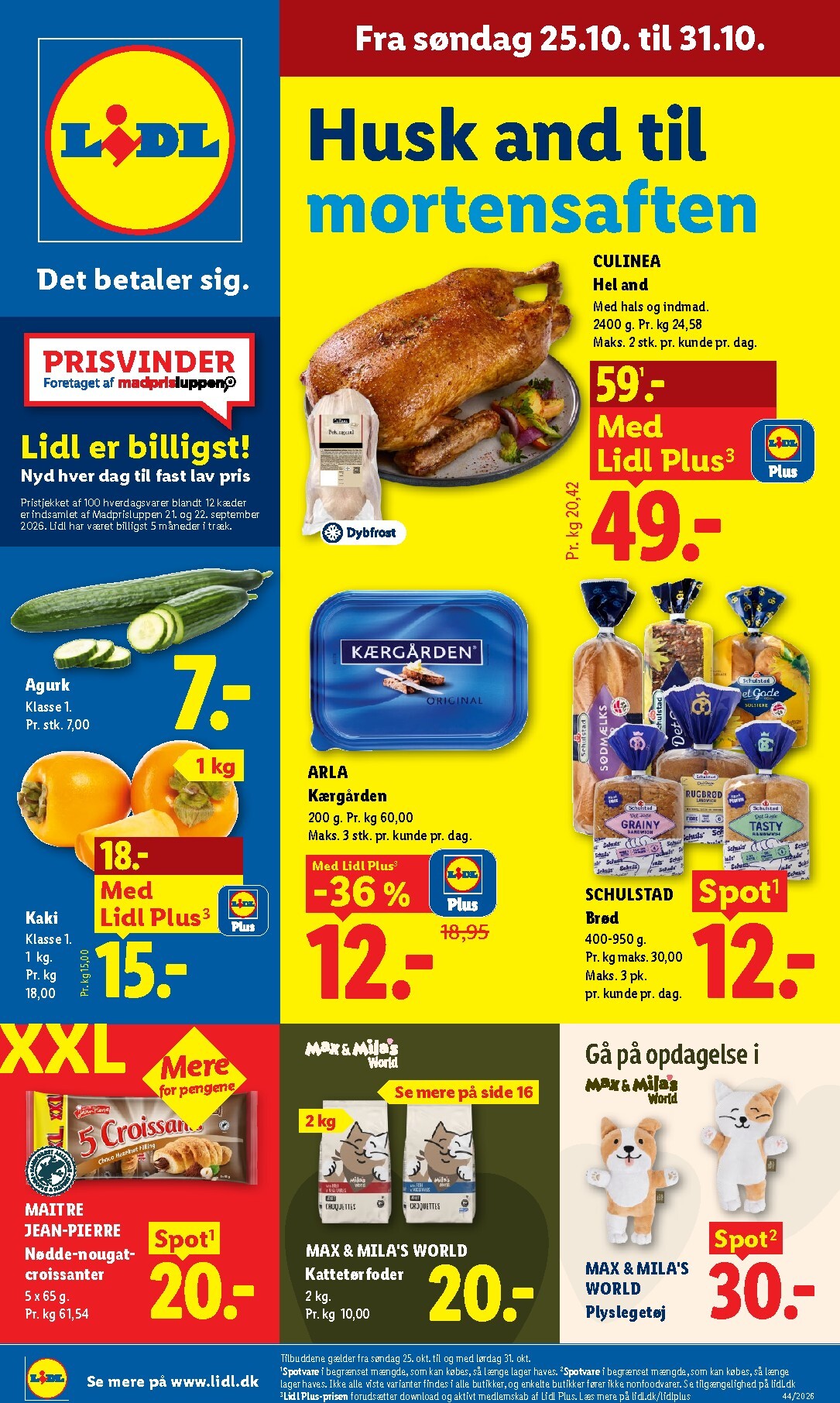 Lidl tilbudsavis for næste uge fra søndag, 25.10.2026 til lørdag, 31.10.2026