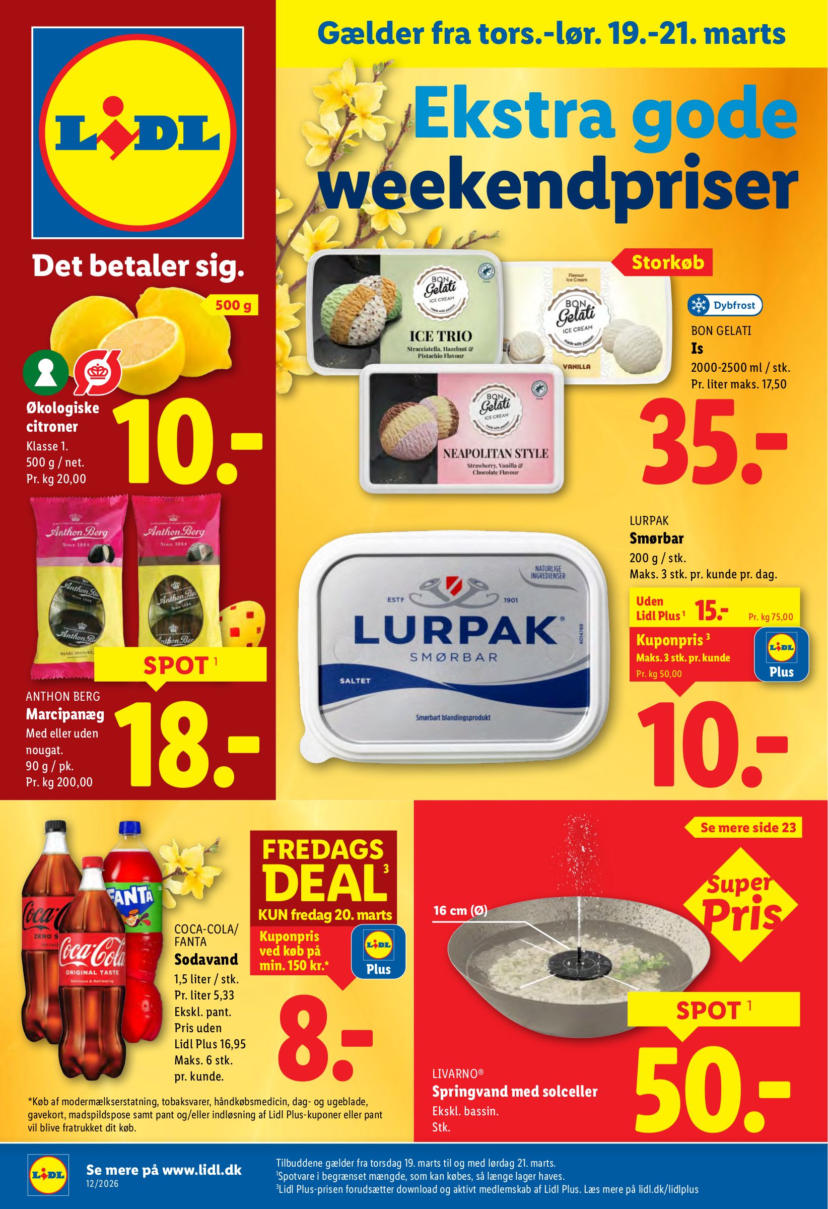 Lidl tilbudsavis gyldig fra 19.03.2026 til 21.03.2026