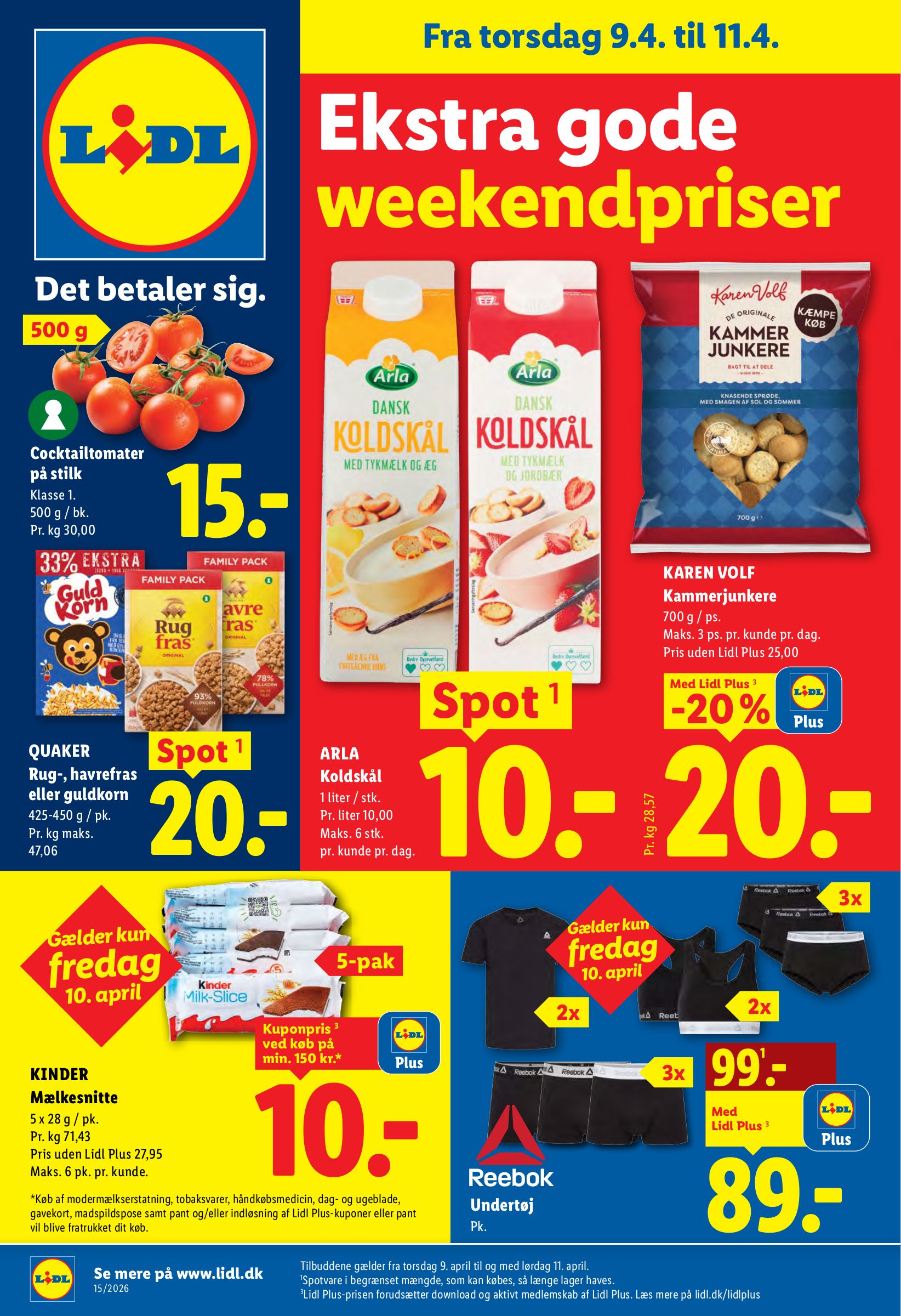 Aktuel Lidl katalog gyldig fra torsdag 09.04.2026 til lørdag 11.04.2026