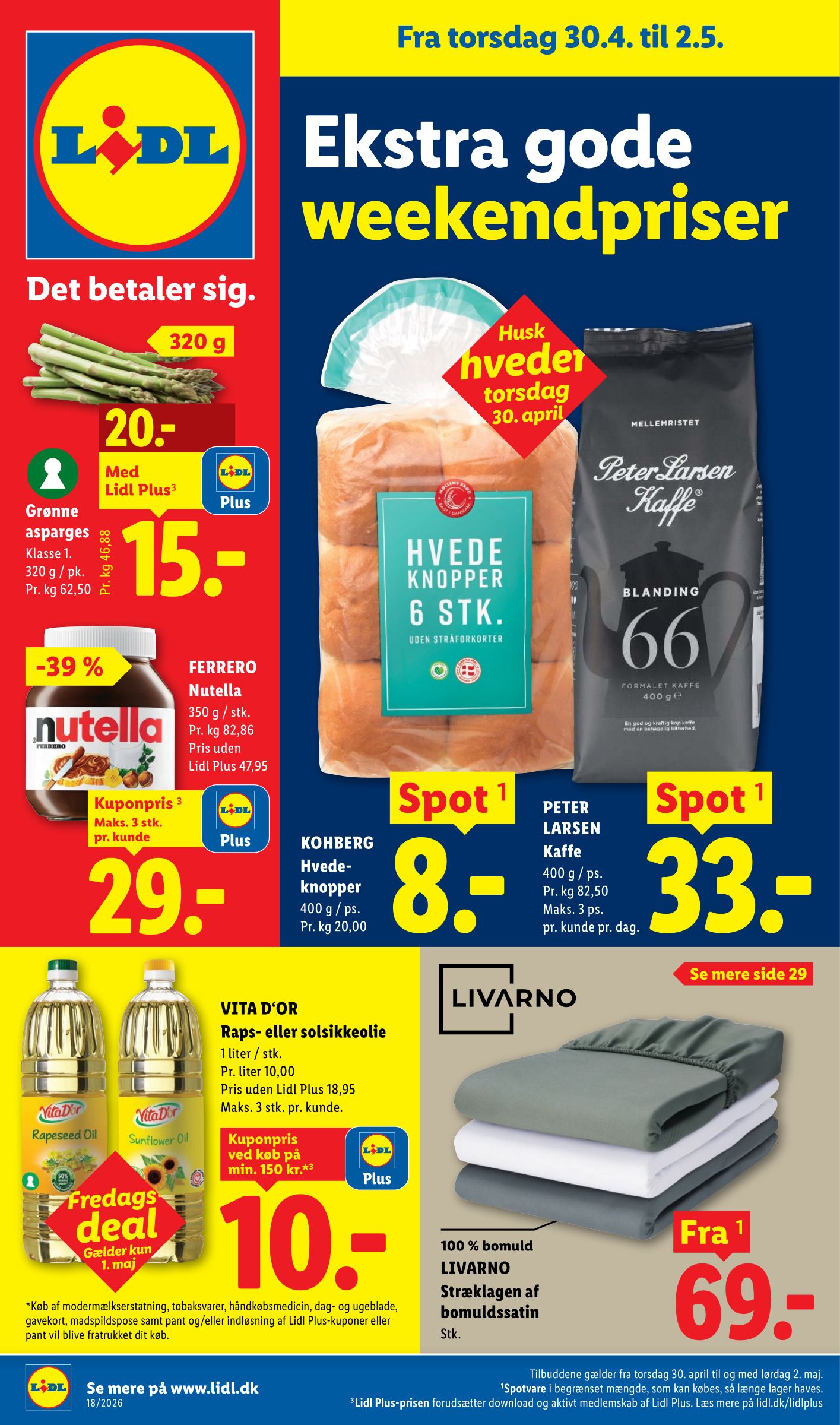 Aktuel Lidl katalog gyldig fra torsdag 30.04.2026 til lørdag 02.05.2026