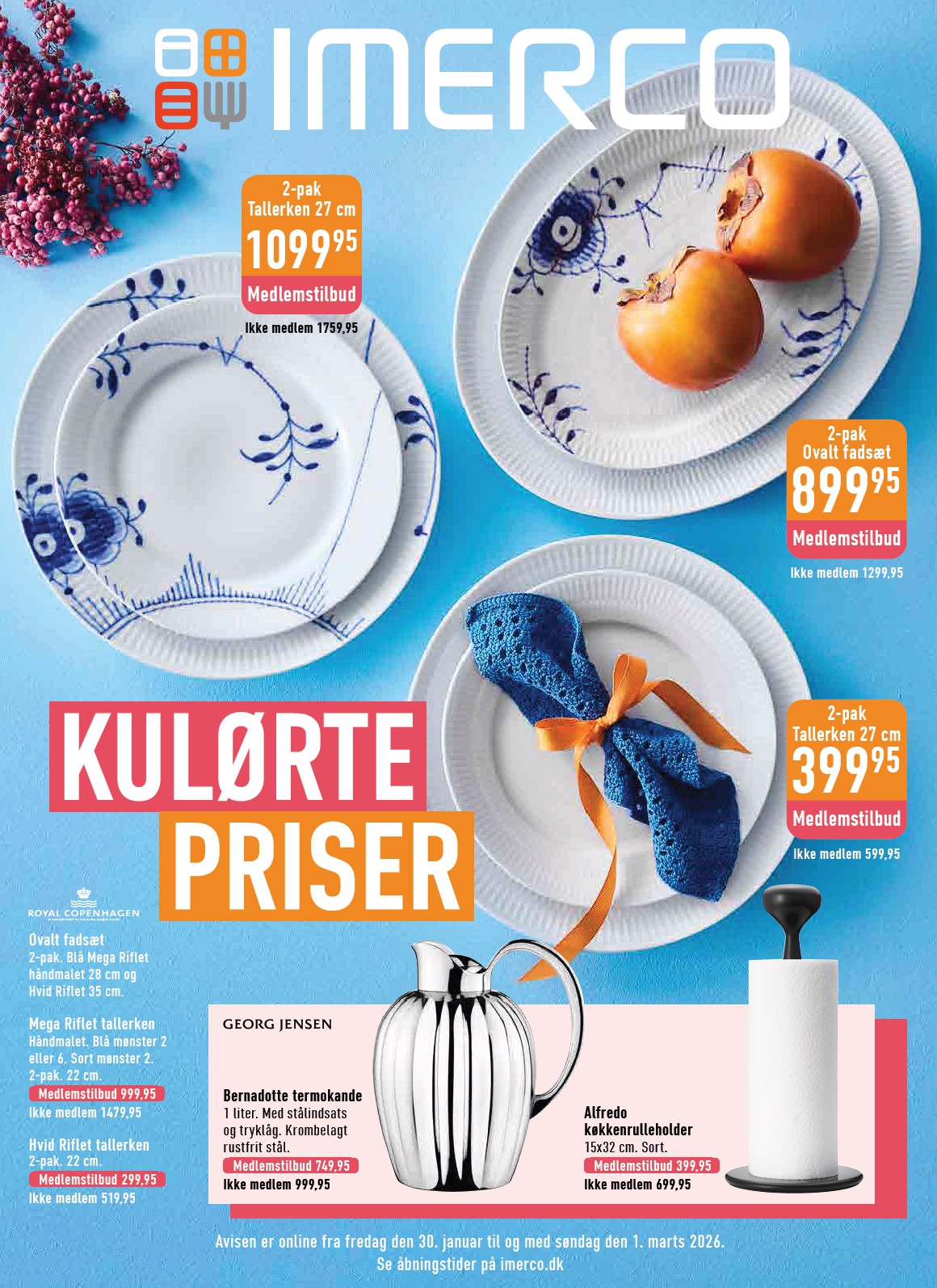 Imerco tilbudsavis gyldig fra 30.01.2026 til 01.03.2026