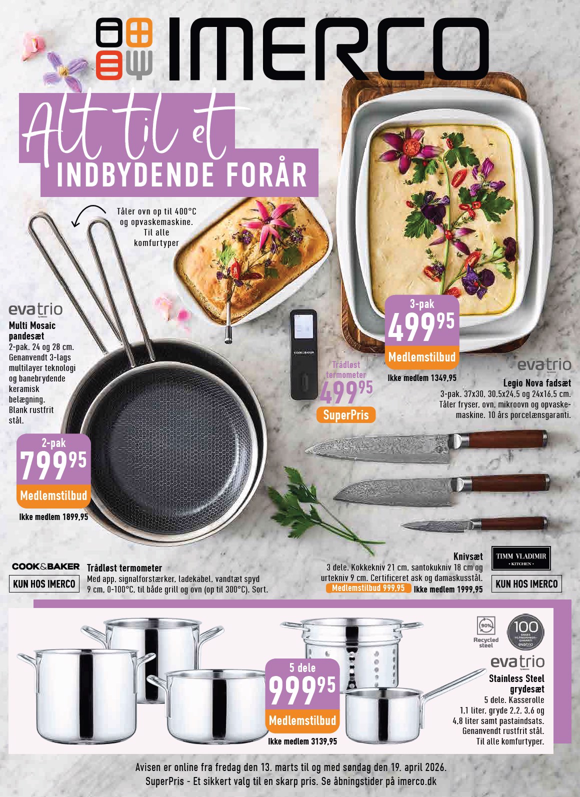 Imerco - Forår tilbudsavis gyldig fra 16.03.2026 til 22.03.2026