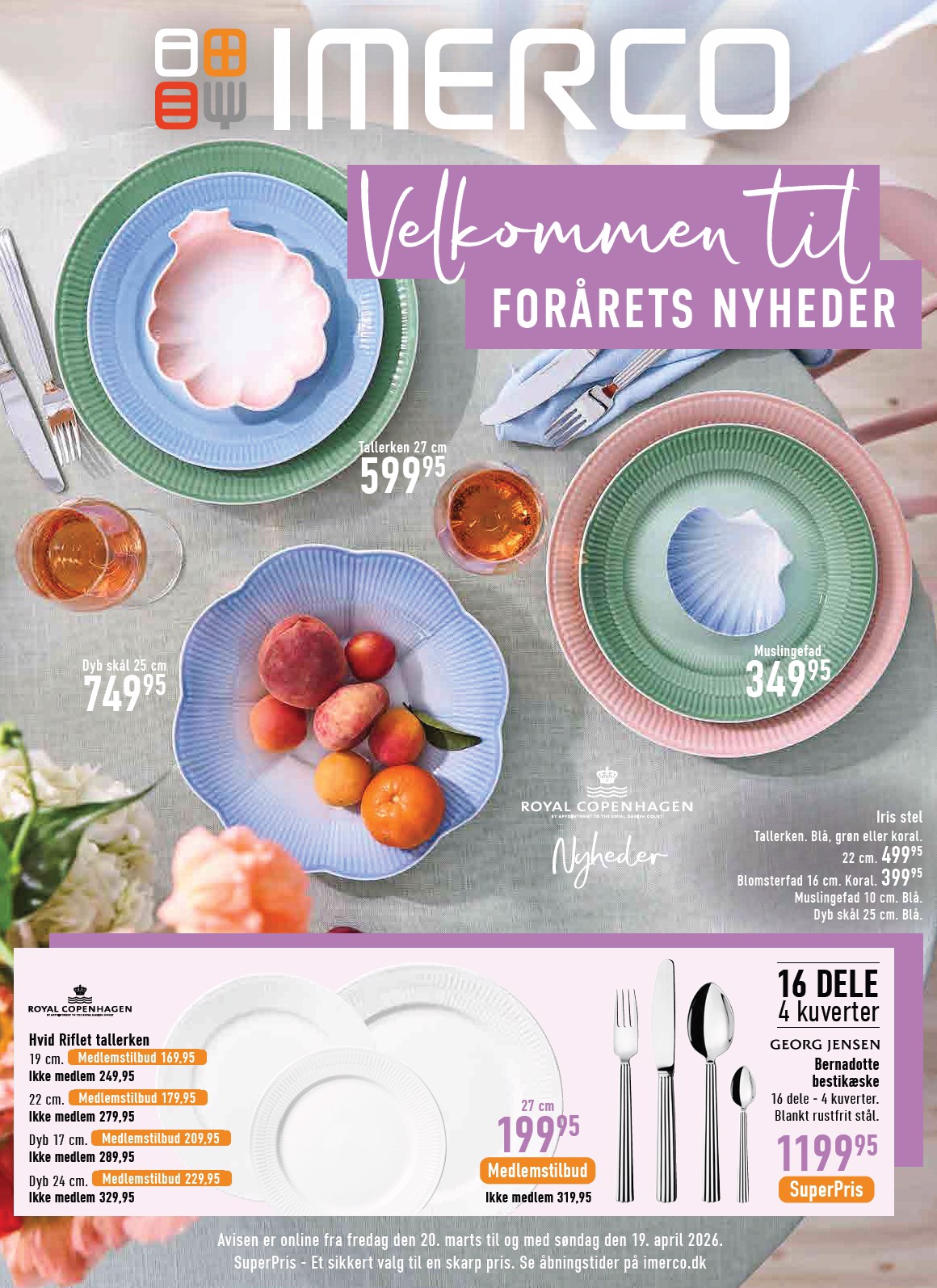 Imerco - Forår tilbudsavis gyldig fra 20.03.2026 til 19.04.2026