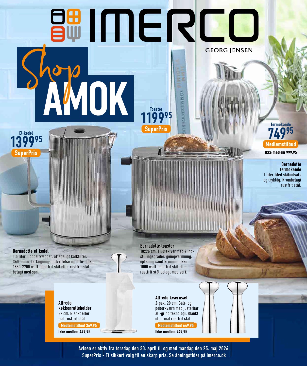 Aktuel Imerco - Shop Amok katalog gyldig fra torsdag 30.04.2026 til mandag 25.05.2026