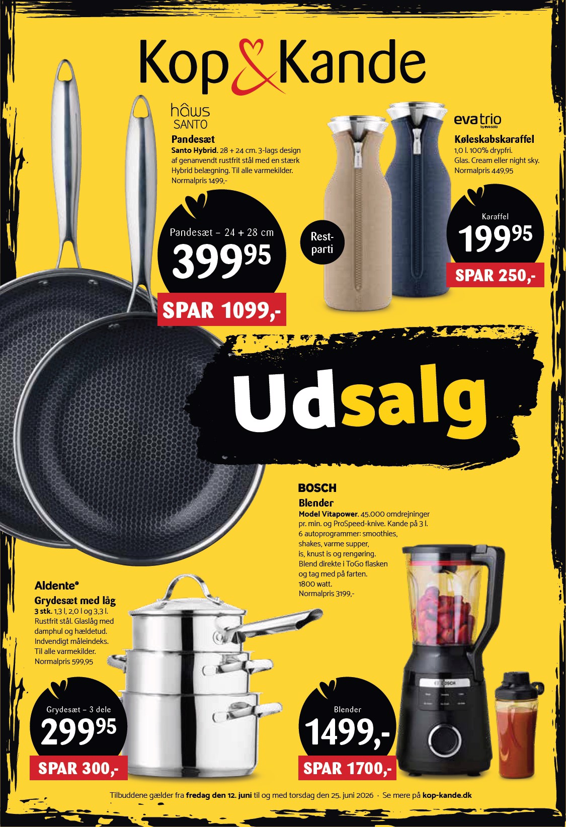 Aktuel Kop&Kande - Udsalg Sommer tilbudsavis fra fredag, 12.06.2026 til torsdag, 25.06.2026